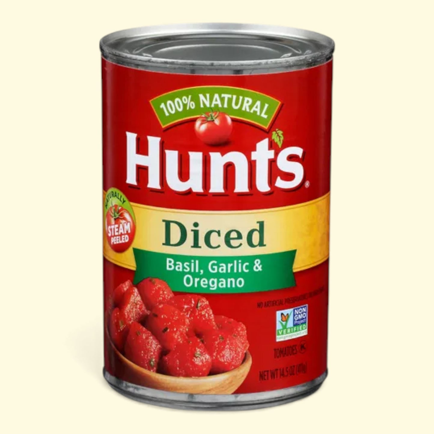 Hunt's Diced Tomatoes with Basil, Garlic and Oregano No Salt Added,... — authentic US product shipped worldwide by Treatspree
