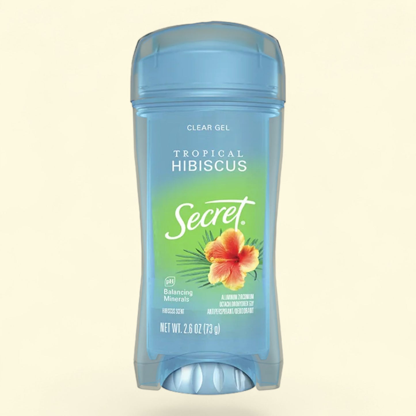 Secret Clear Gel Tropical Hibiscus, 2.6oz