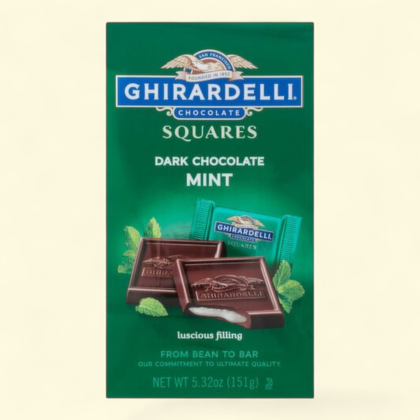 Ghirardelli Dark Chocolate Mint Squares