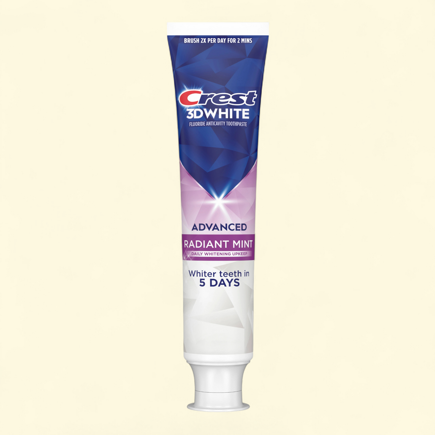 Crest 3D White Toothpaste, Radiant Mint, 2.4 oz