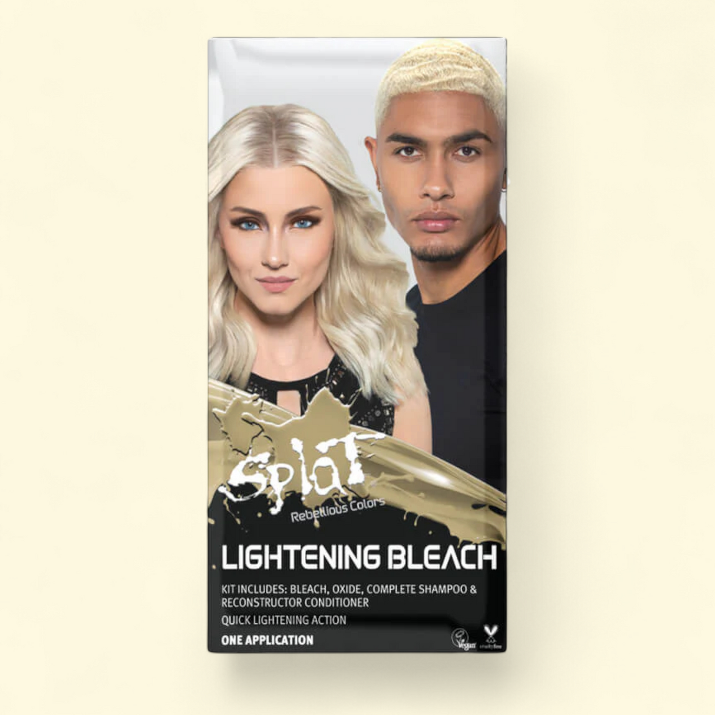 Splat Lightening Bleach, Semi-Permanent Hair Dye, All Hair Colors, 1 Pack