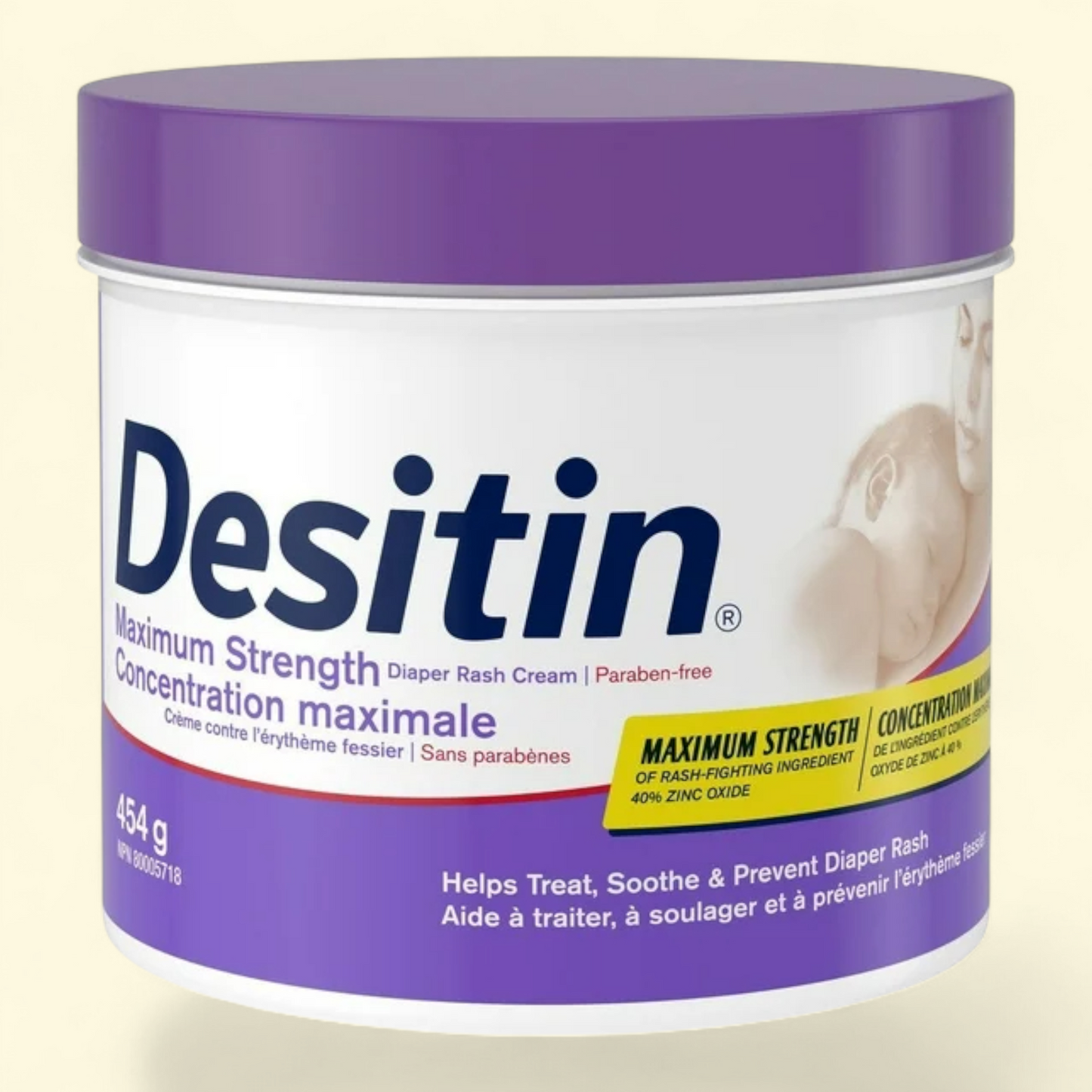Desitin Maximum Strength Baby Diaper Rash Cream, 16 oz