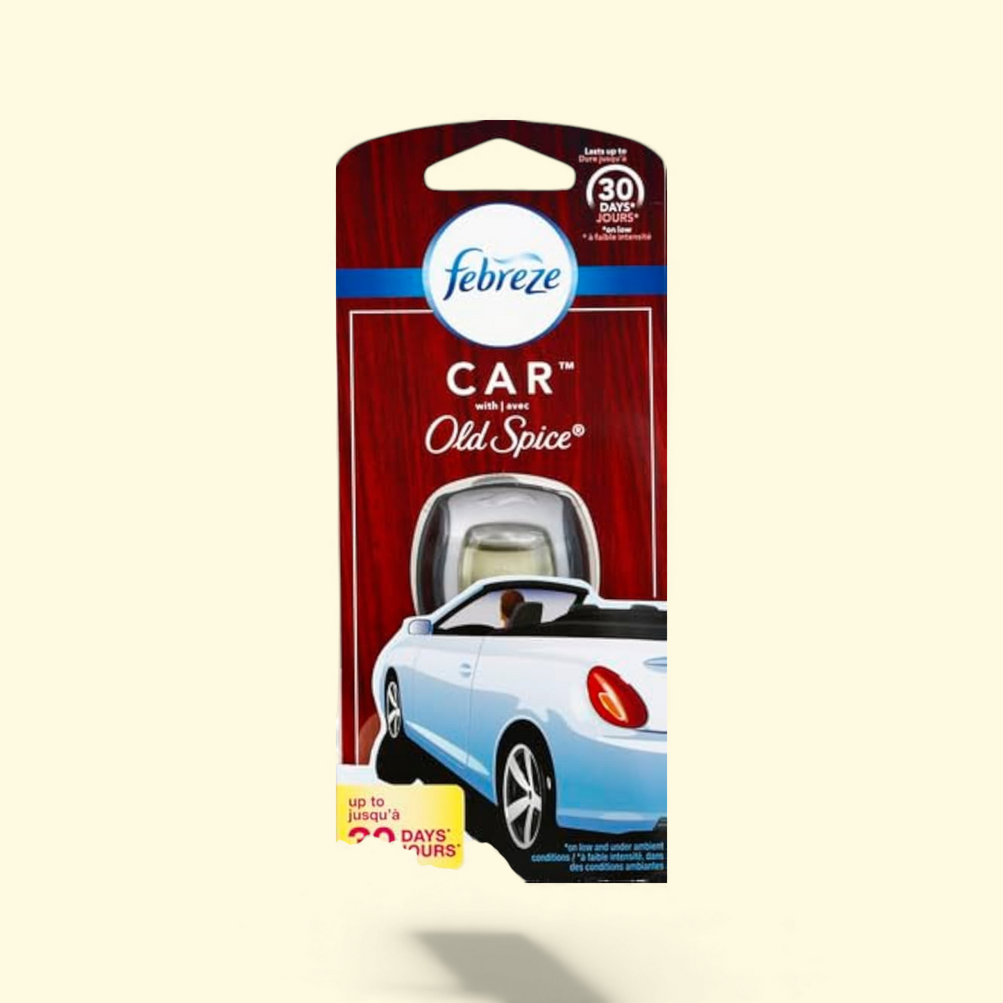Febreze Auto Car Air Freshener, Old Spice, 2 Count
