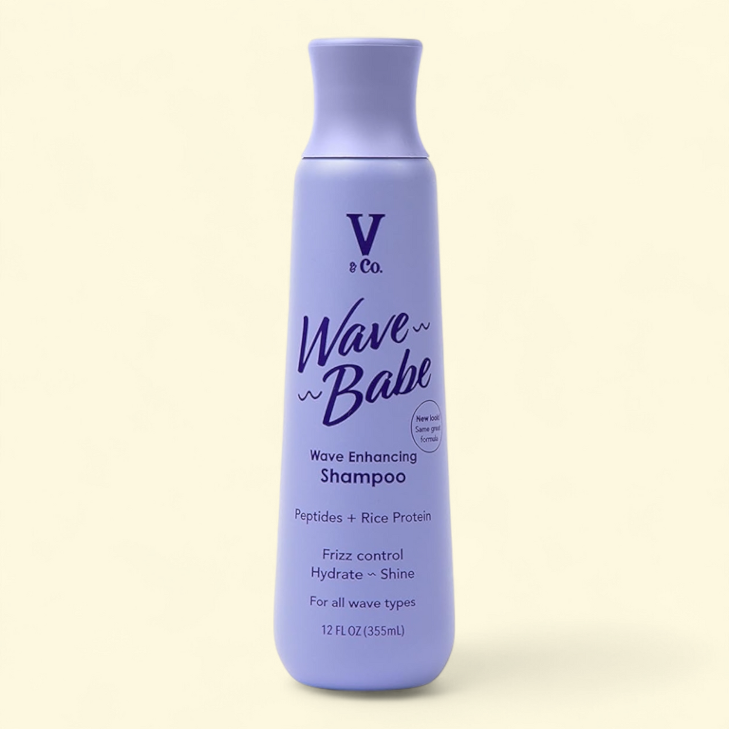 V&Co. Beauty Wavy Hair Nourishing Shampoo, 12 oz