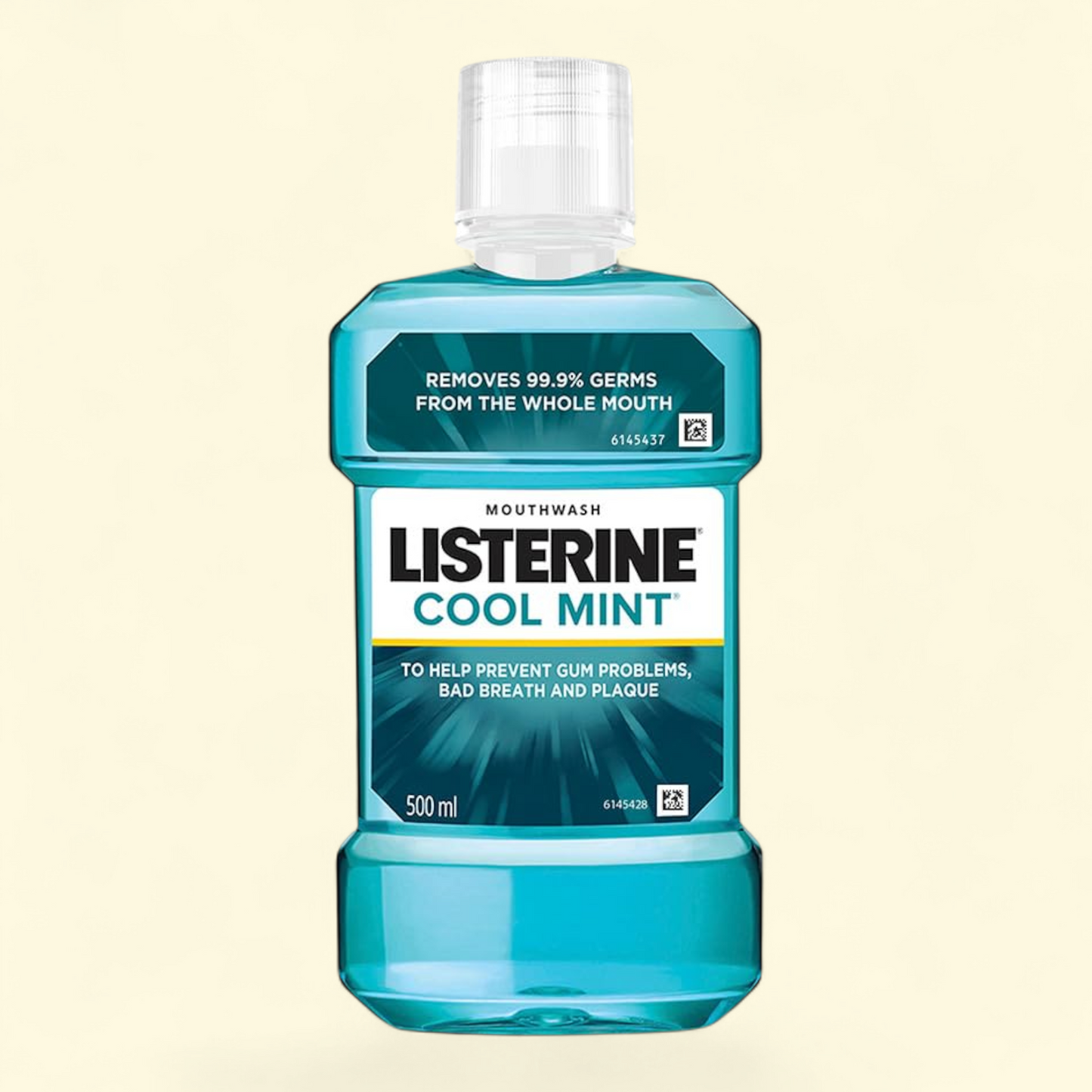 Listerine Mouthwash, Cool Mint, 500 mL