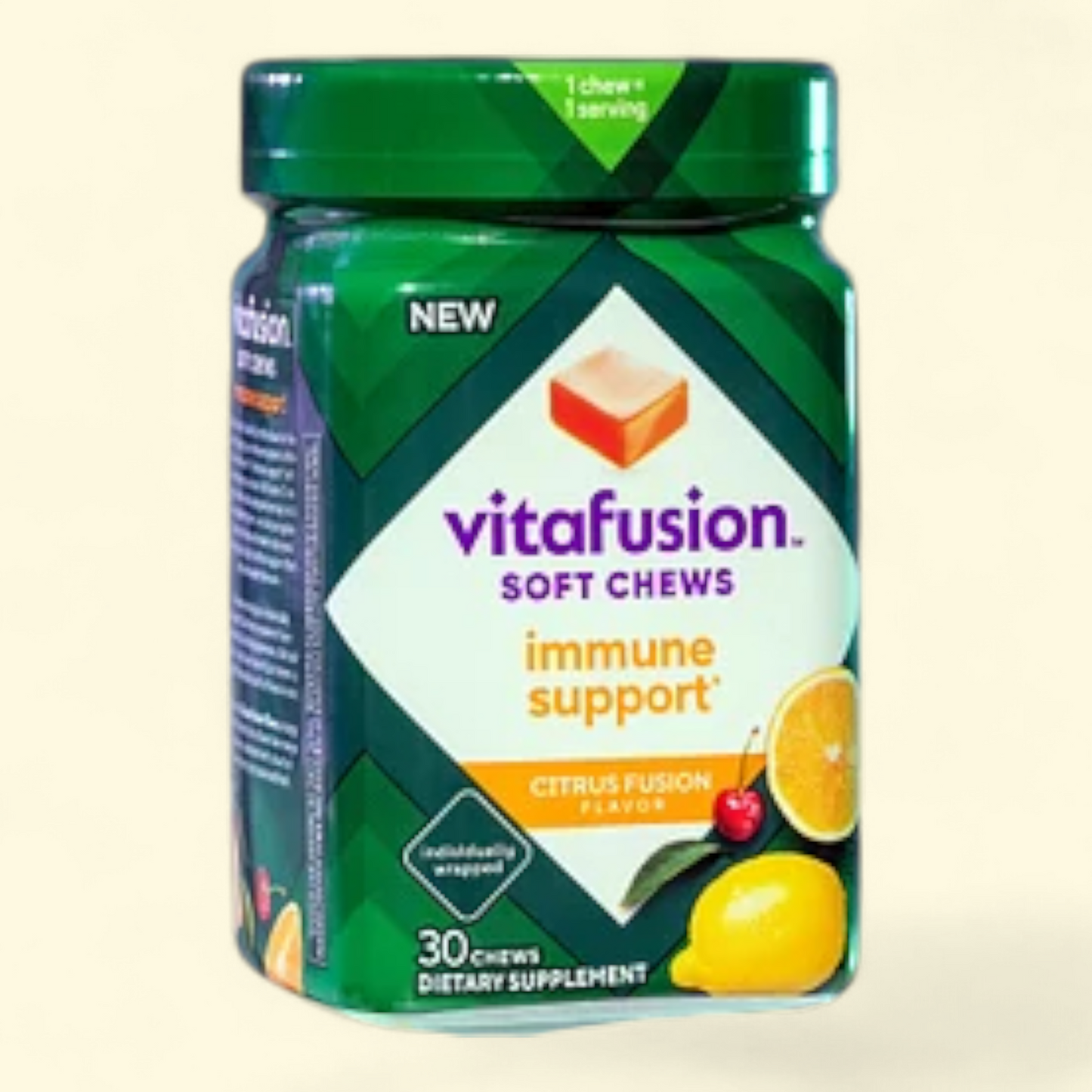 Vitafusion Soft Chews Immune Support, Citrus Fusion, 30 Chews