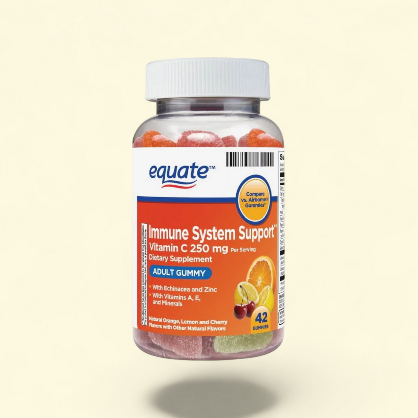 Equate Vitamin C Gummies, 250 mg, 42 Count