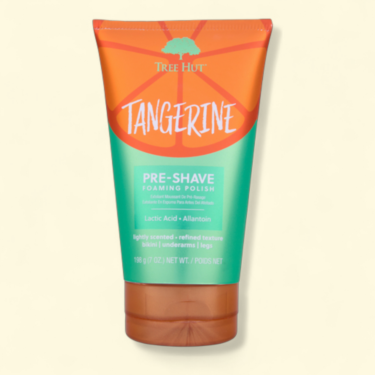 Tree Hut Tangerine Pre-Shave Foaming Polish, 7 fl oz