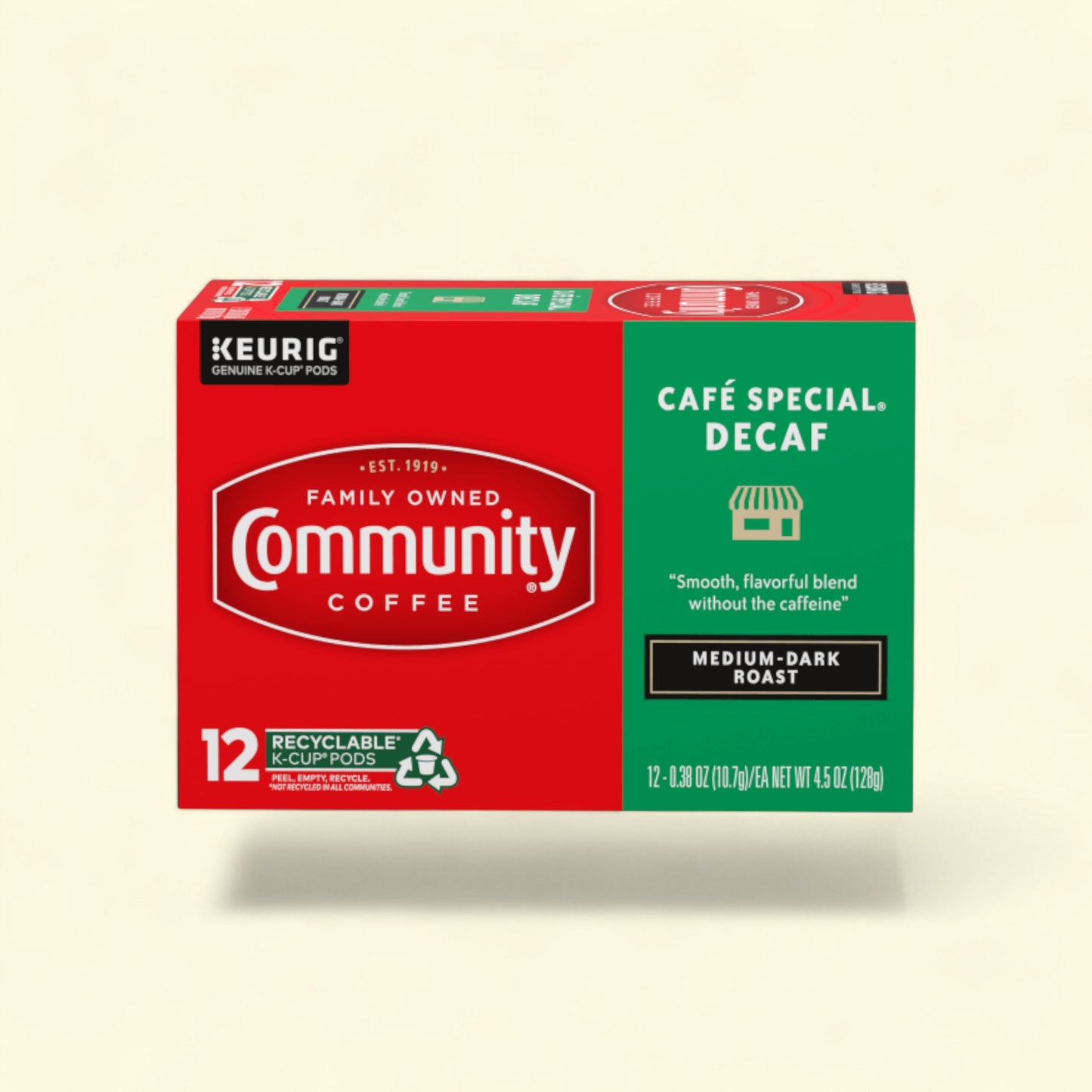 Community Coffee, Cafe Special Medium-Dark Roast K-Cup Decaf Coffee... — authentic US product shipped worldwide by Treatspree