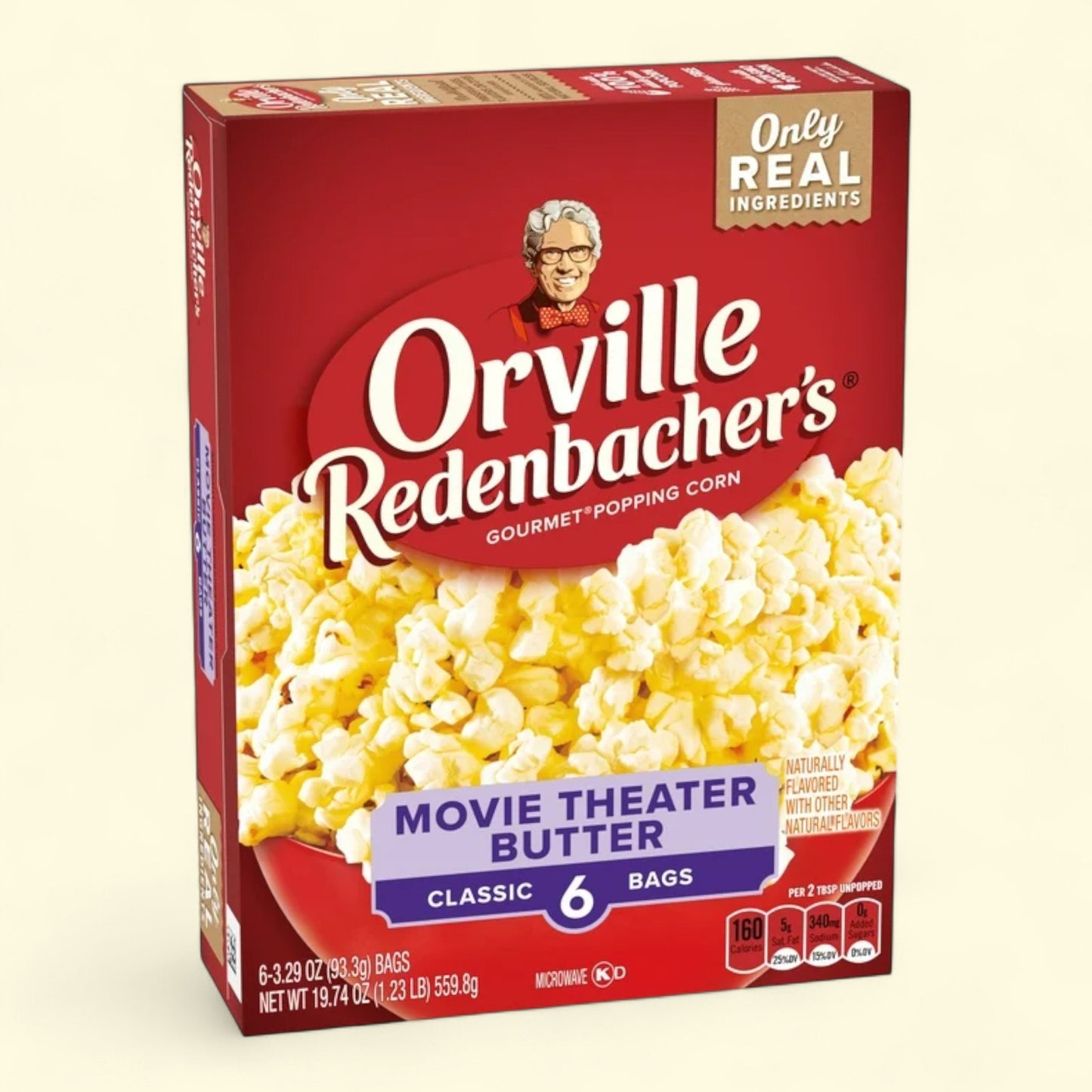 Orville Redenbacher's Movie Theater Butter Popcorn, 3 oz., 6-Count