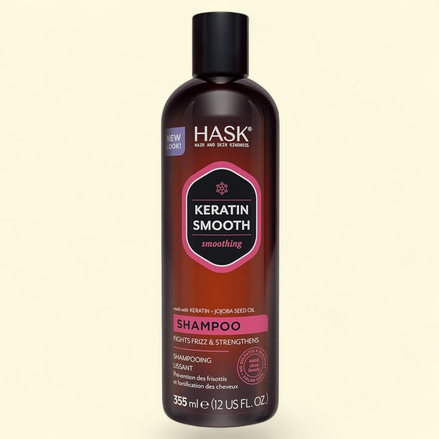 Hask Keratin Smoothing Shampoo, 12 fl oz