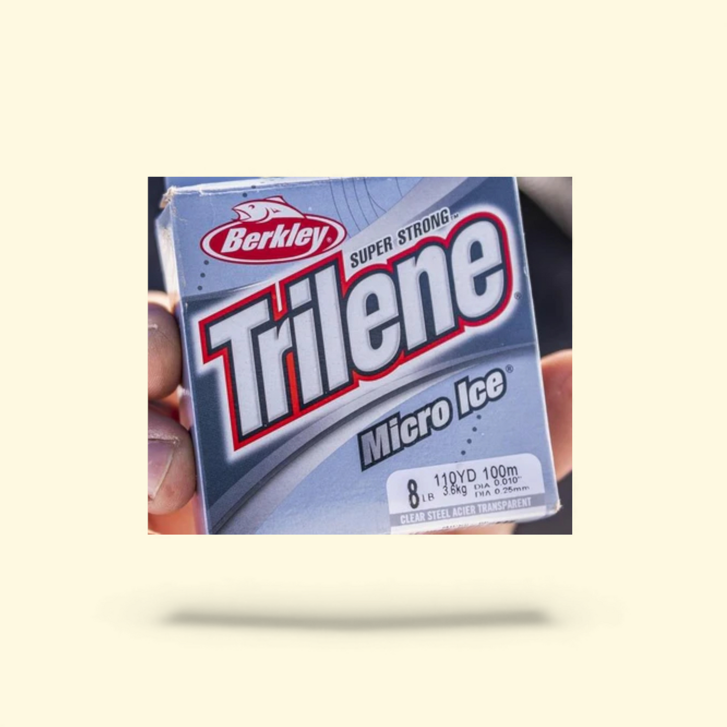 Berkley Trilene Micro Ice Fishing Line, Clear Steel, 3 lb Test Stre... — authentic US product shipped worldwide by Treatspree