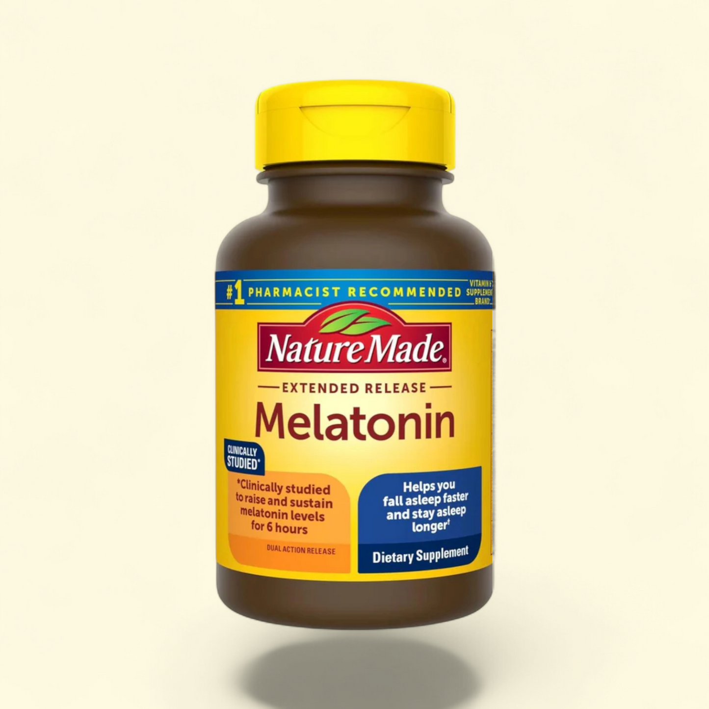 Nature Made Melatonin 4mg Extended Release Tablets, 90 Count