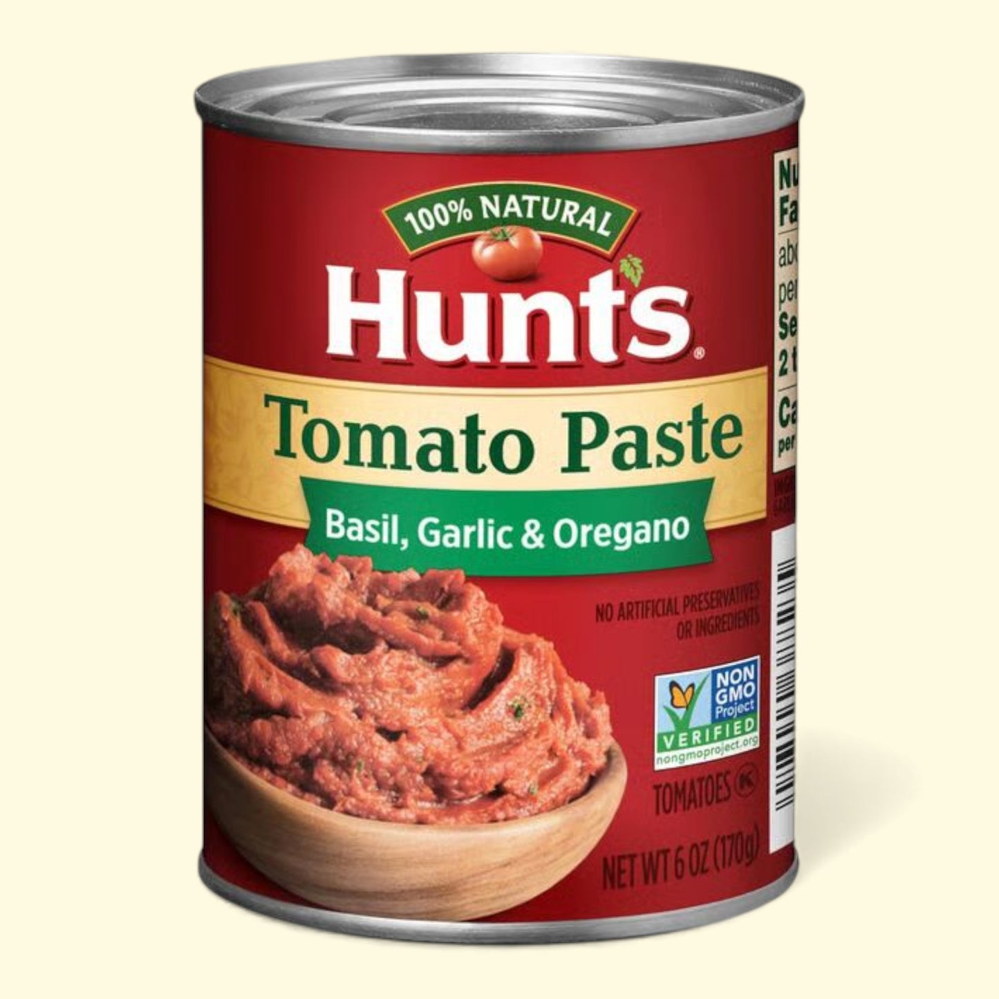 Hunt's Tomato Paste with Basil, Garlic and Oregano, 6 oz Can — authentic US product shipped worldwide by Treatspree