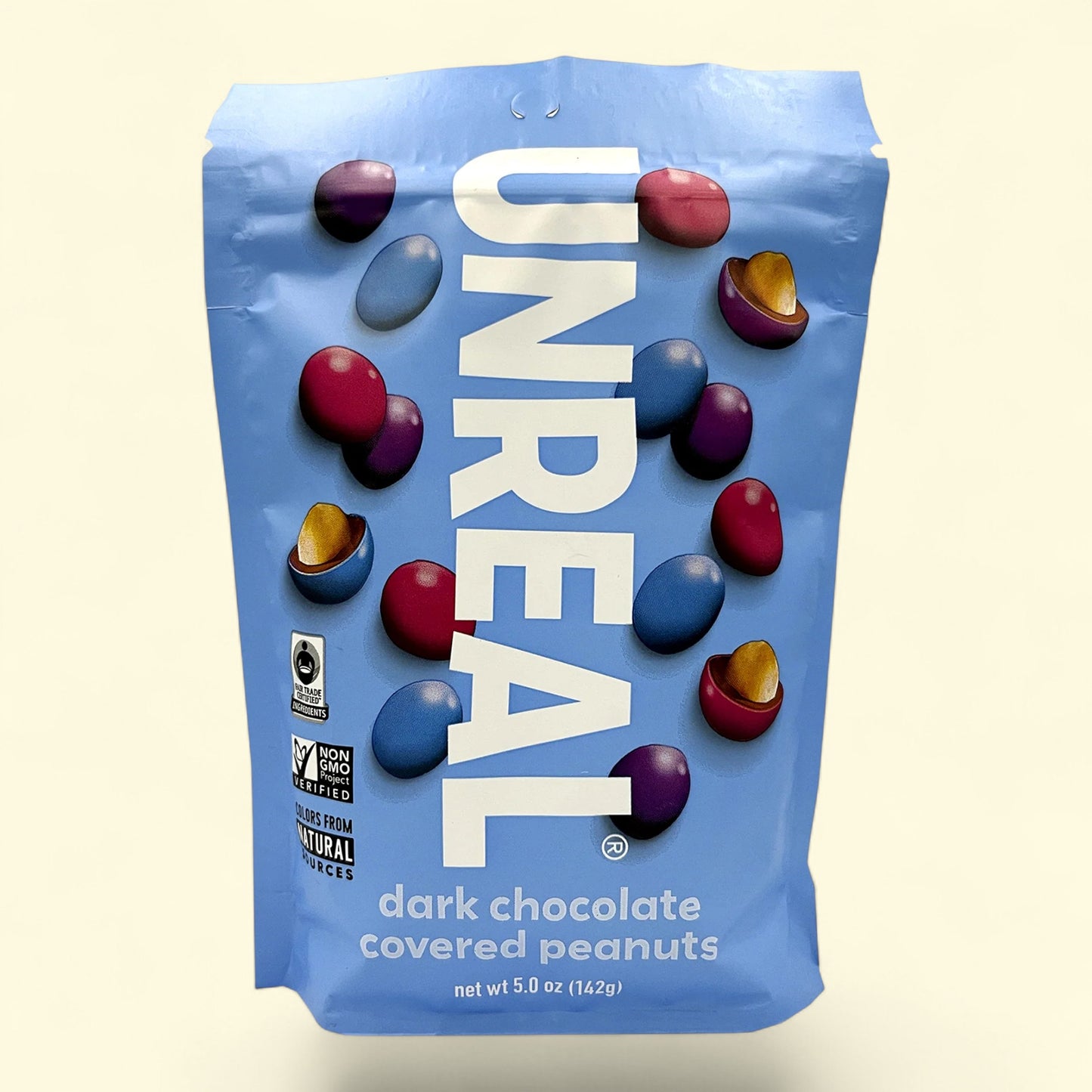 Unreal Dark Chocolate Covered Peanut Gems, 5 oz