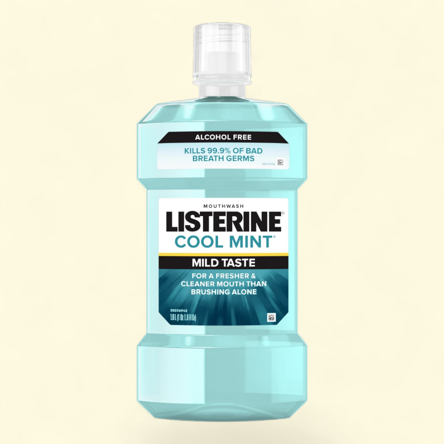Listerine Zero Mouthwash, Cool Mint, 1.5 L