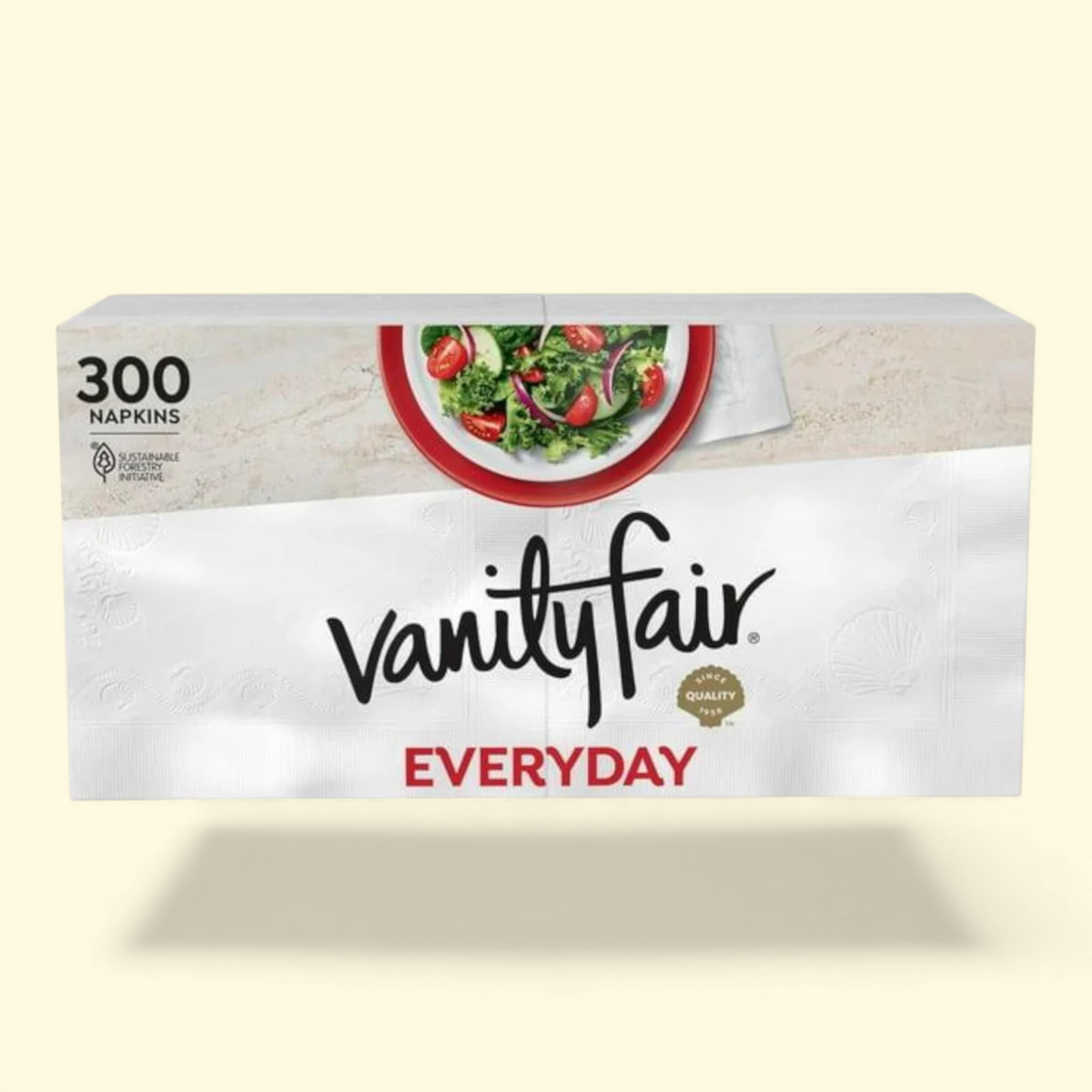 Vanity Fair Everyday Paper Napkins, 300 Count