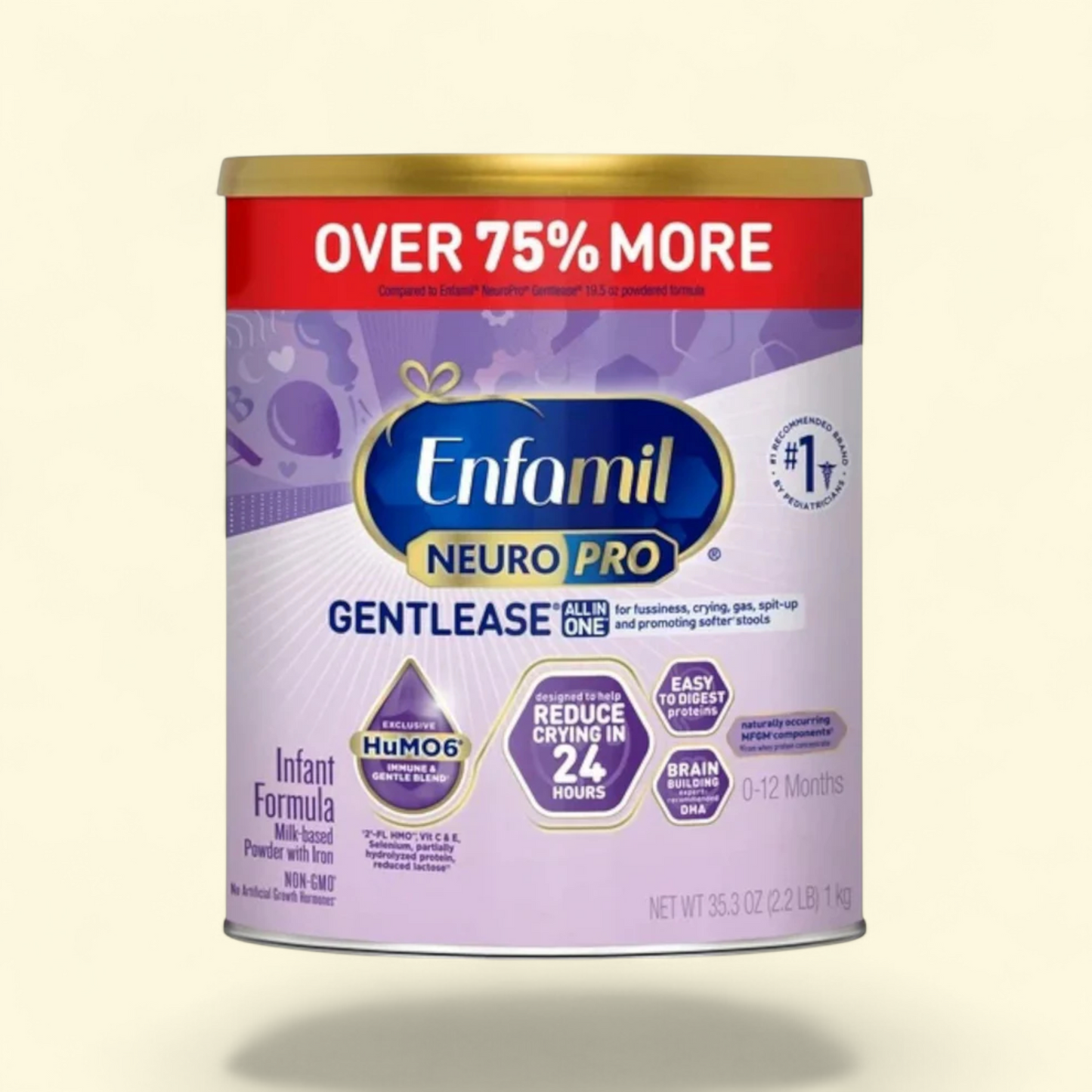 Enfamil NeuroPro Gentlease Powder Baby Formula, 35.3 Oz