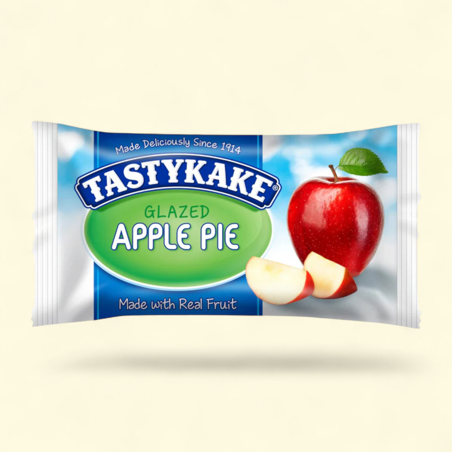 Tastykake Glazed Apple Pie, Individually Wrapped, Snack Pie, 4.5 oz — authentic US product shipped worldwide by Treatspree