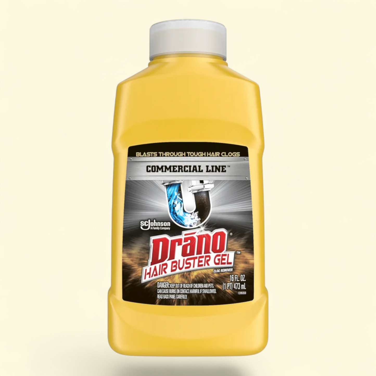 Drano Hair Buster Gel Drain Clog Remover, 16 oz