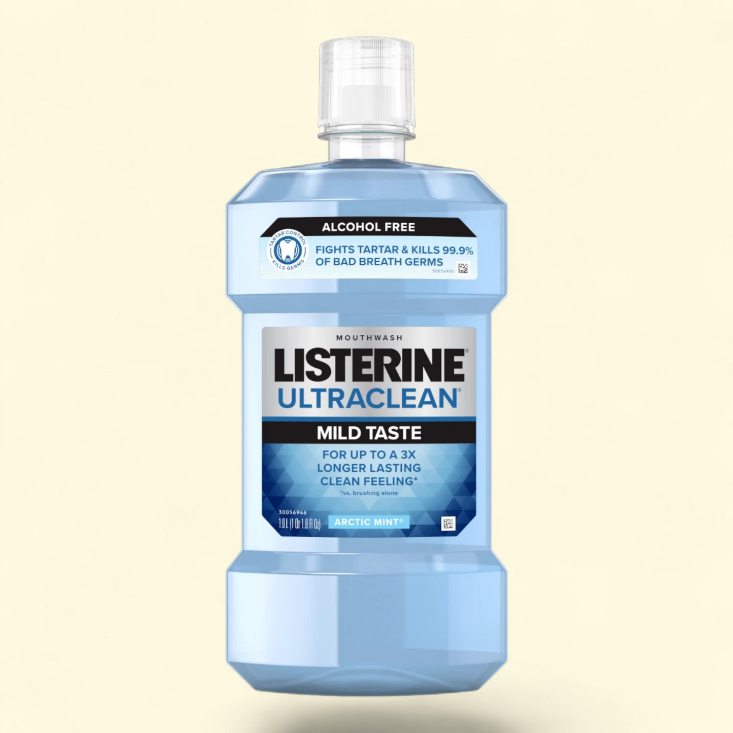 Listerine Ultraclean Mouthwash, Arctic Mint, 1L