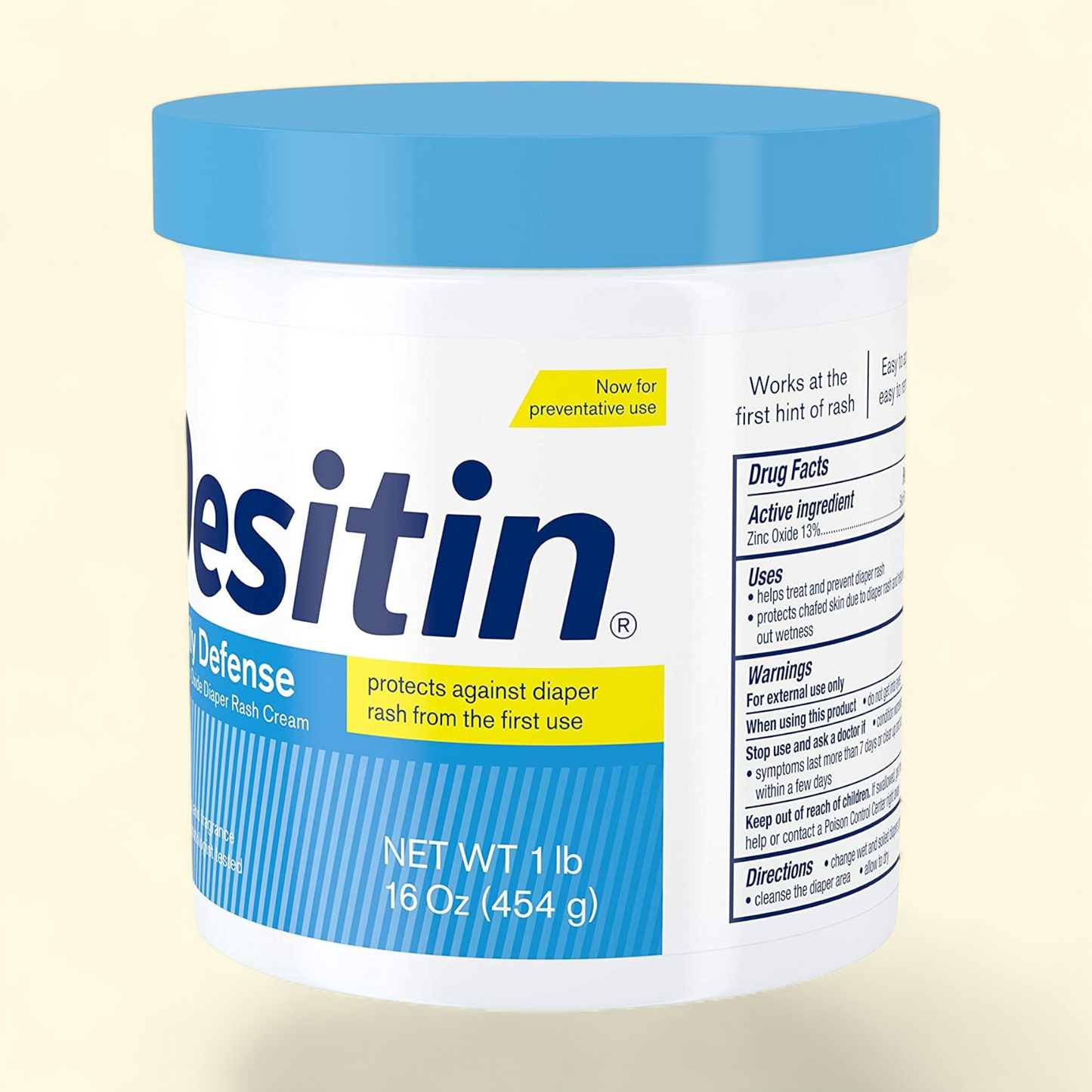 Desitin Daily Defense Diaper Rash Cream, 16 oz