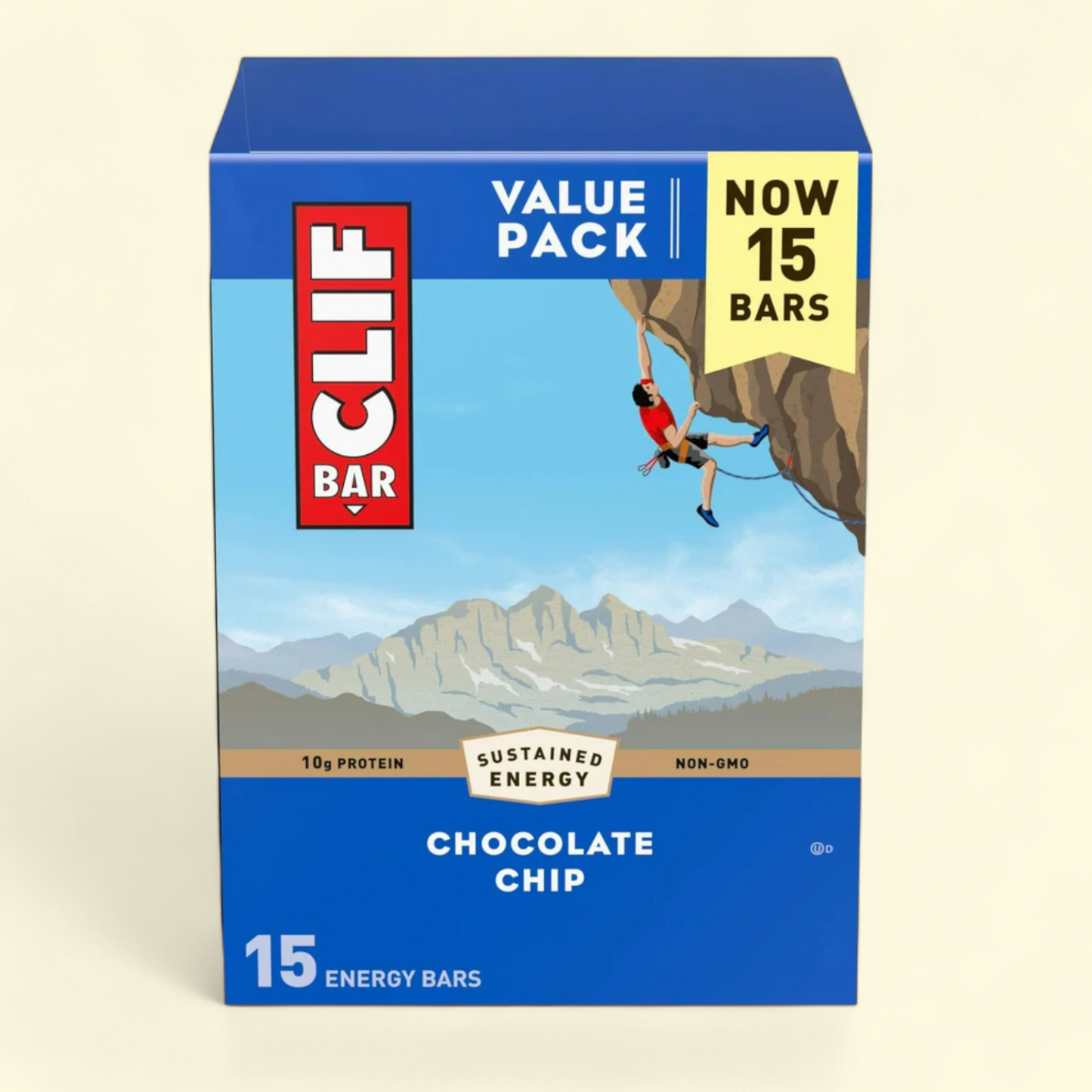 Clif Bar Chocolate Chip Energy Bars, 15ct