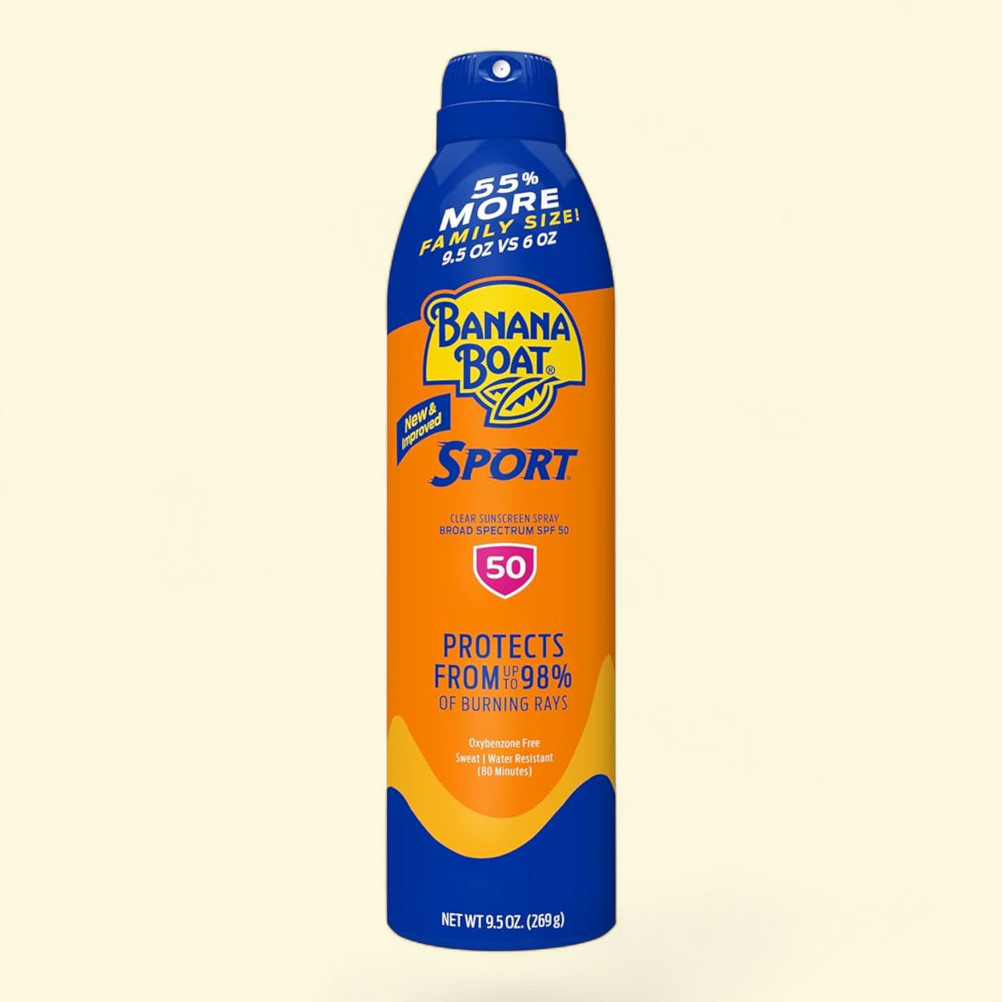Banana Boat Sport Ultra SPF 50 Sunscreen Spray, 9.5 oz