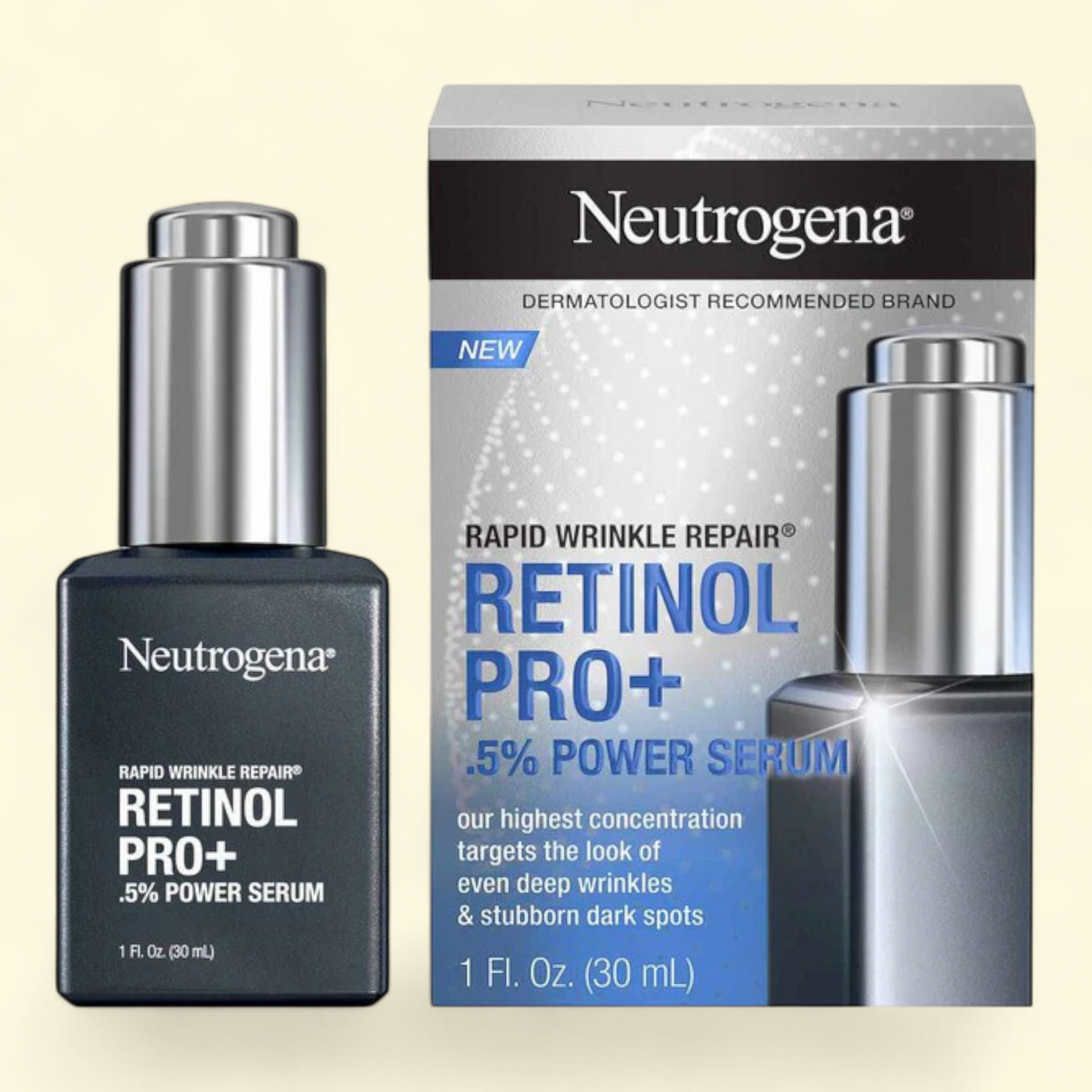 Neutrogena Rapid Wrinkle Repair Retinol Pro+ Power Serum, 1 fl. oz