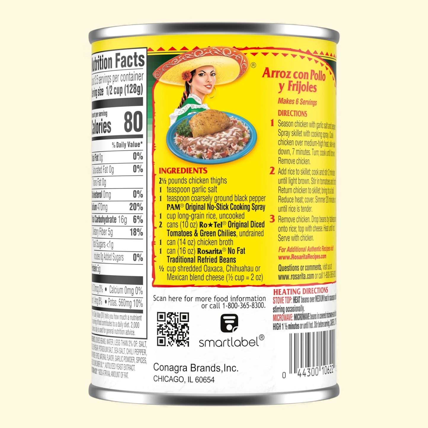 Arroz Con Pollo y Frijoles