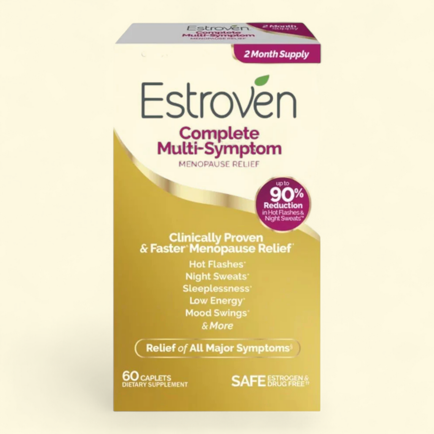 Estroven Complete Menopause Relief, 60 Count