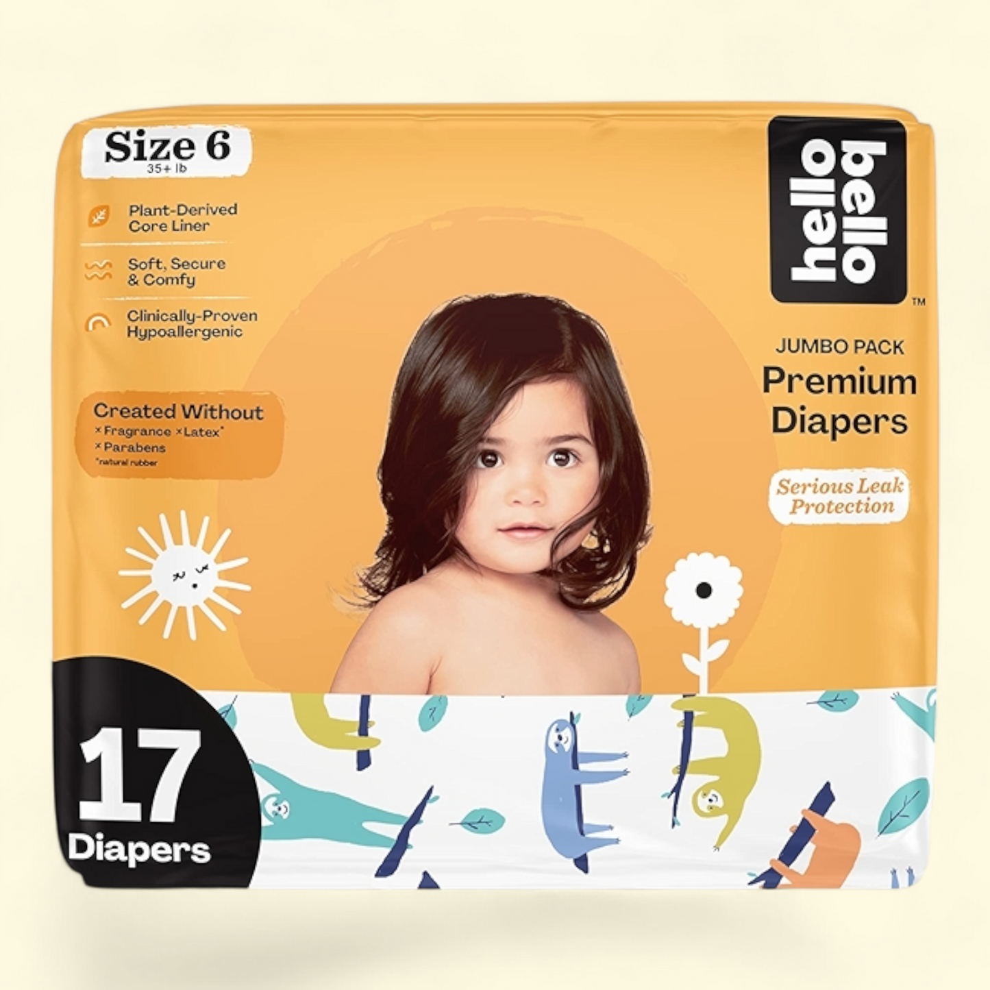 Hello Bello Diapers, Size 6, 17 Count
