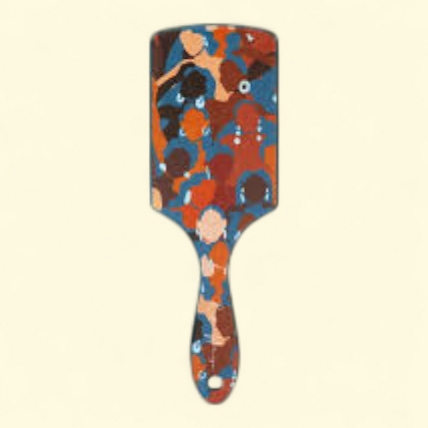 Goody Ouchless Detangling Printed Paddle Brush, Blue, 1 CT — authentic US product shipped worldwide by Treatspree