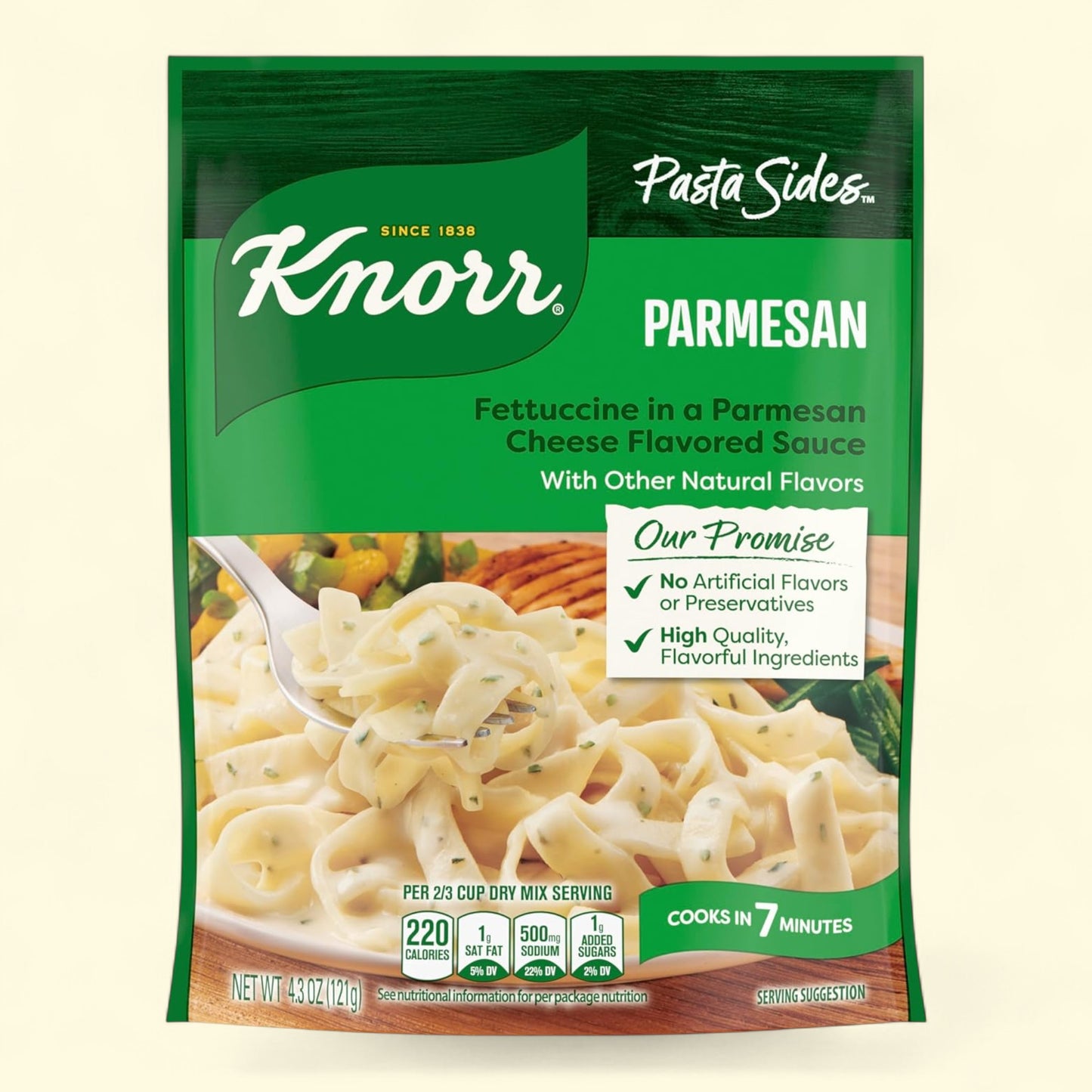 Knorr Parmesan Pasta Sides, 4.3 oz