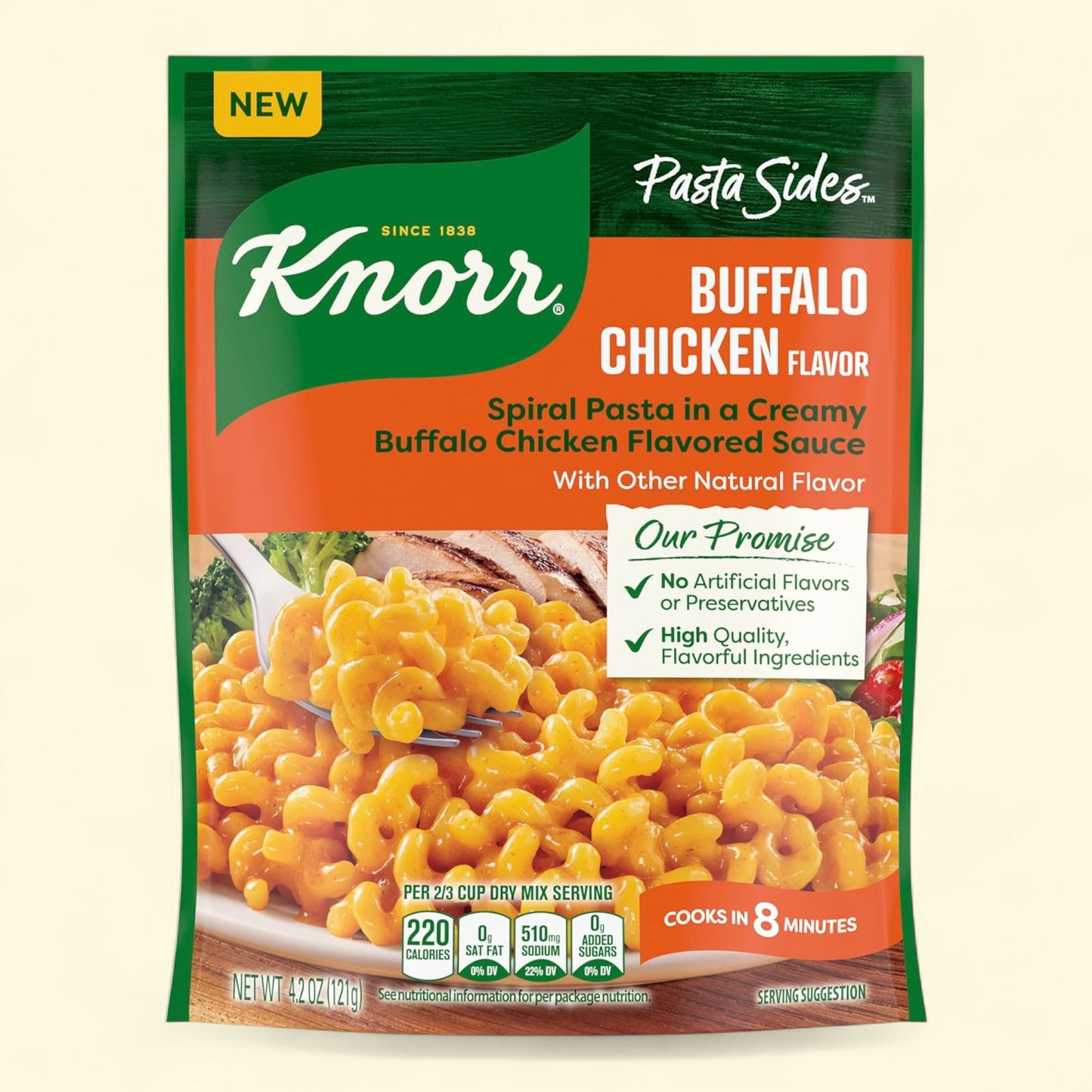 Knorr Pasta Sides, Buffalo Chicken Flavor, 4.2 oz