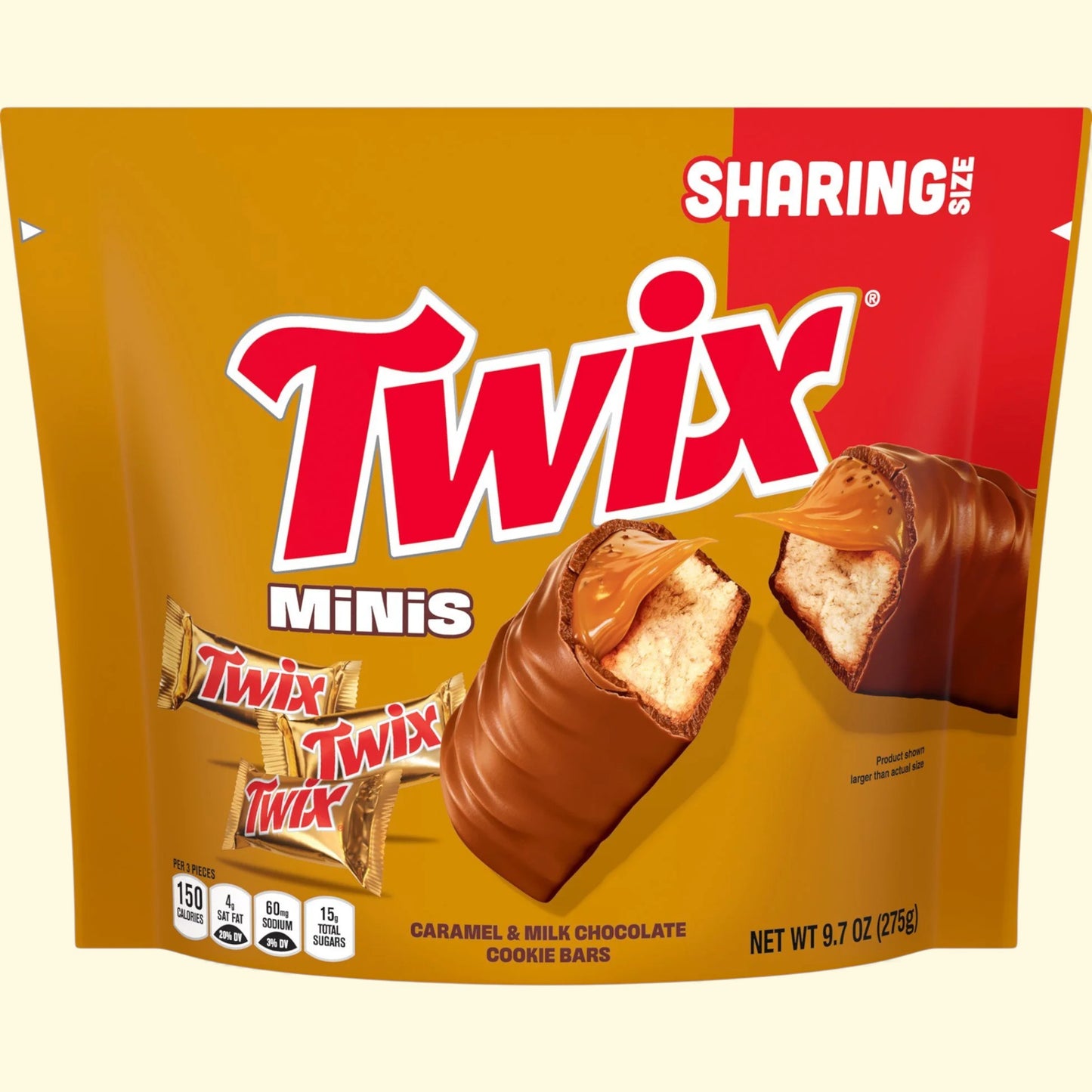 Twix Minis, Sharing Size - 9.7 oz