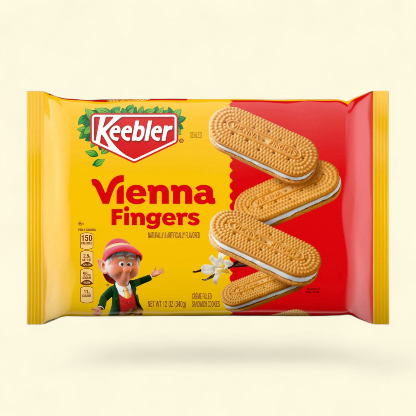 Keebler Vienna Fingers, Sandwich Cookies, 12 oz