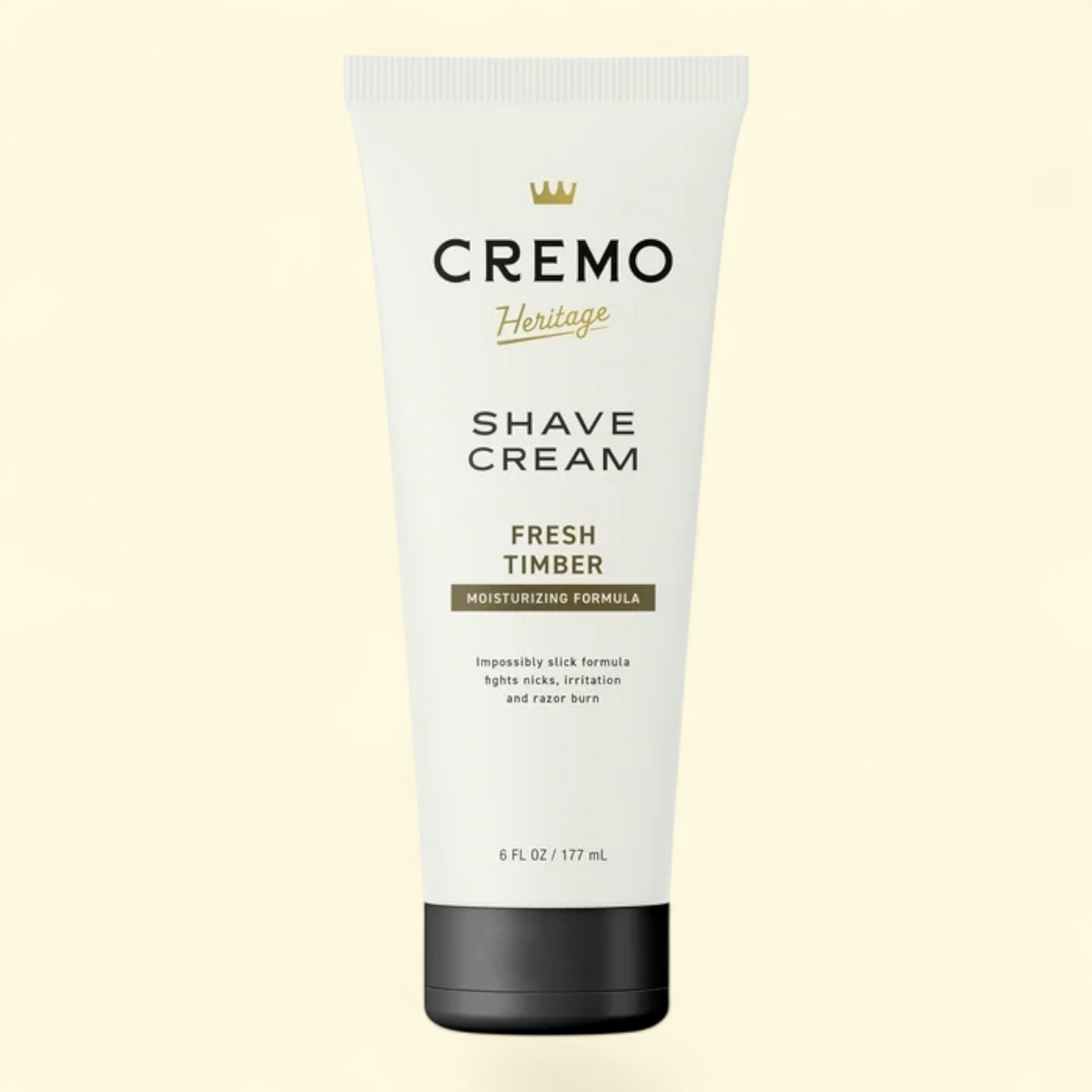 Cremo Men's Shave Cream, Fresh Timber Scent, 6 fl oz