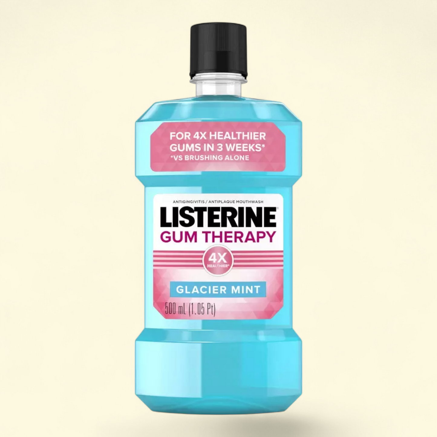 Listerine Gum Therapy Mouthwash, Glacier Mint, 500 mL