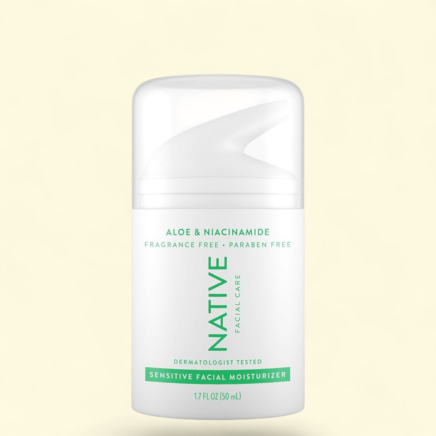 Native Facial Moisturizer, Unscented, 1.7 oz