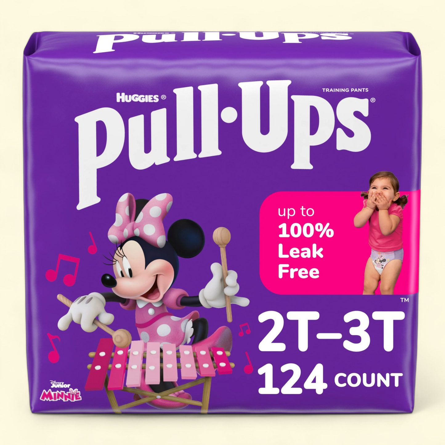 Pull-Ups Girls' Training Pants, 2T-3T, 124 Count