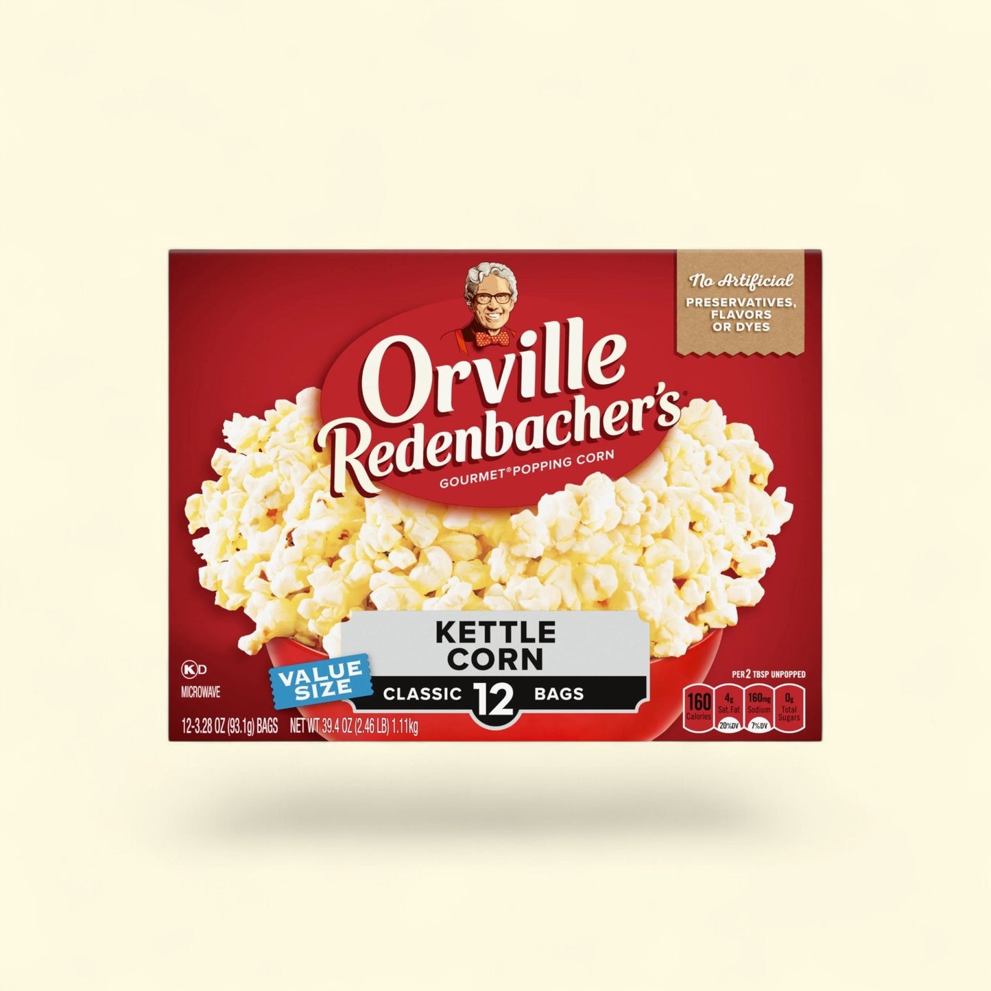 Orville Redenbacher's Kettle Corn Popcorn, 12 Count — authentic US product shipped worldwide by Treatspree