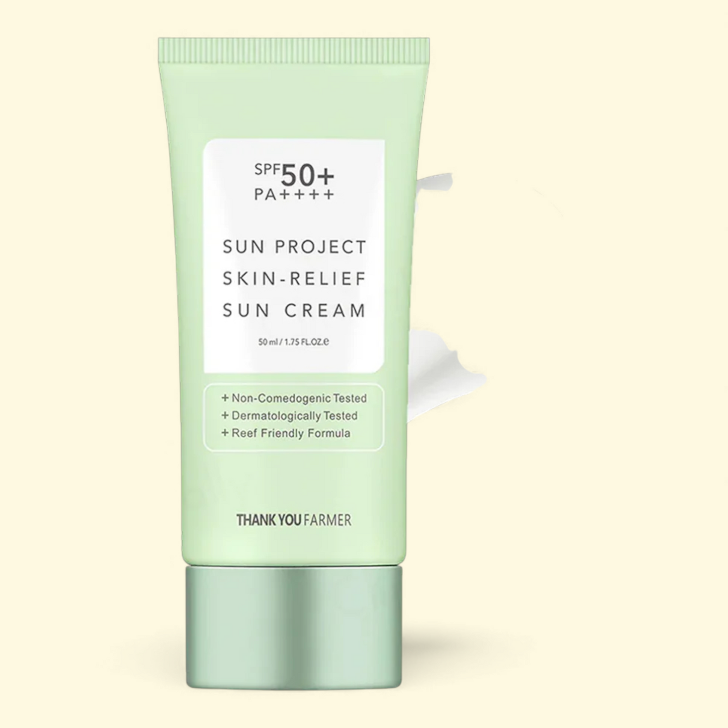 Thank You Farmer Sun Project Skin Relief Sun Cream, SPF 50+, 1.75 fl oz, 2-pack