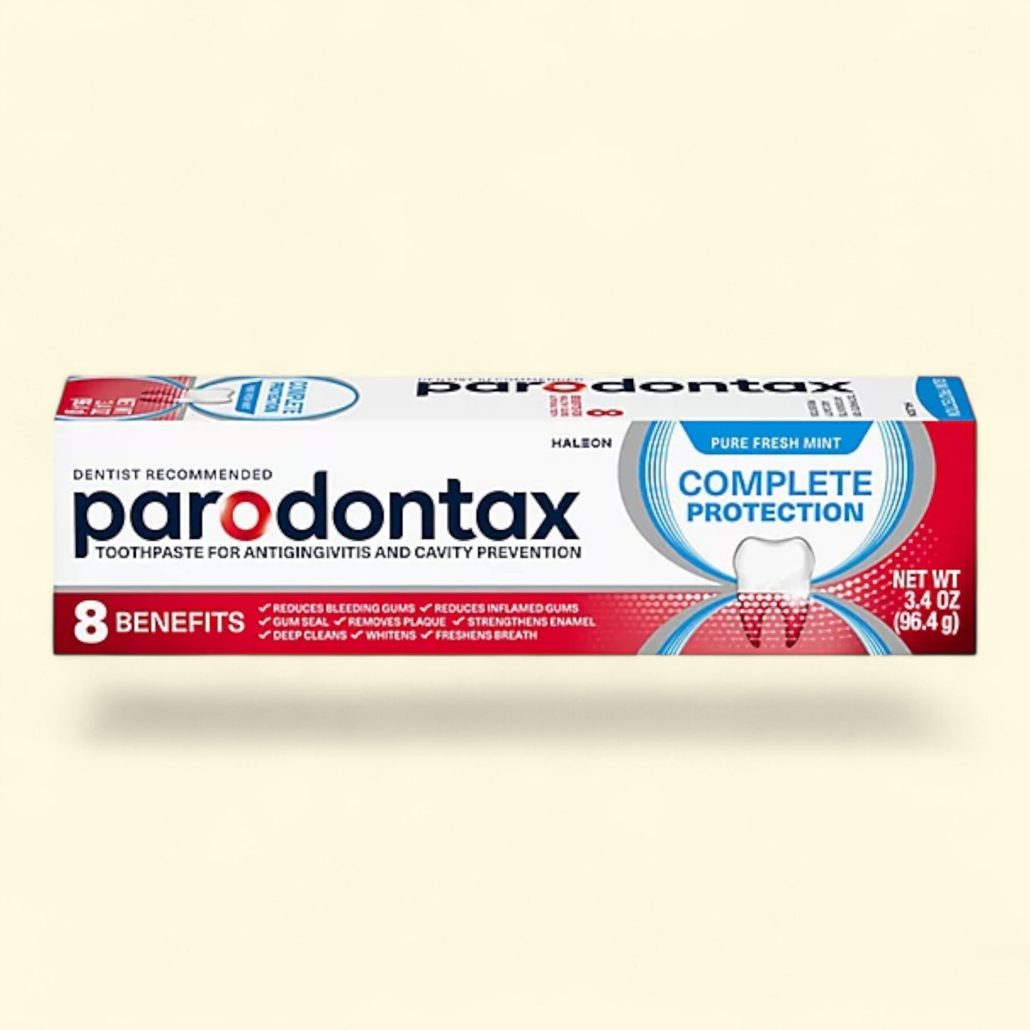 Parodontax Toothpaste, Pure Fresh Mint, 3.4 Oz x 3 — authentic US product shipped worldwide by Treatspree