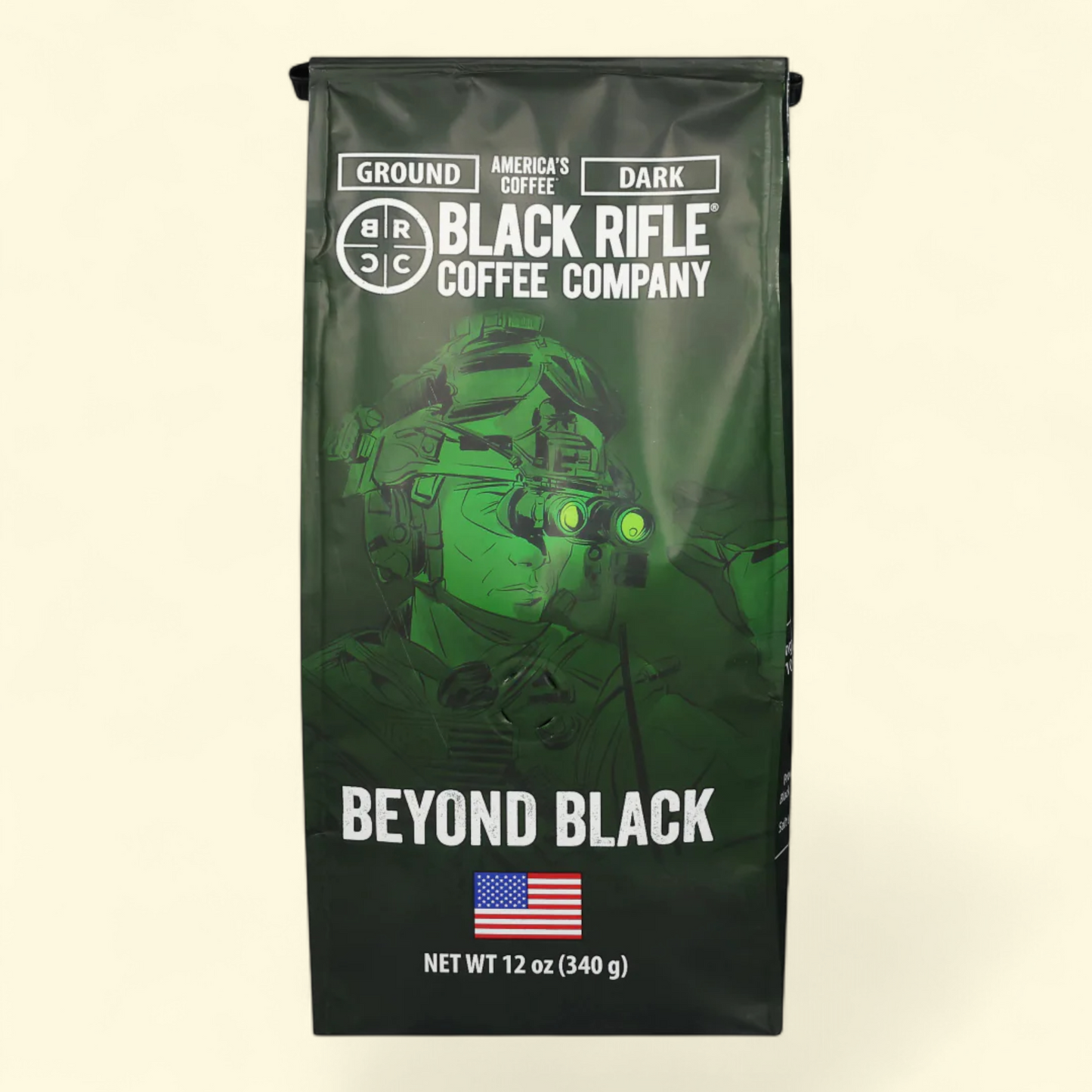 Black Rifle Coffee Company Beyond Black Dark Roast Ground Coffee, 12 oz