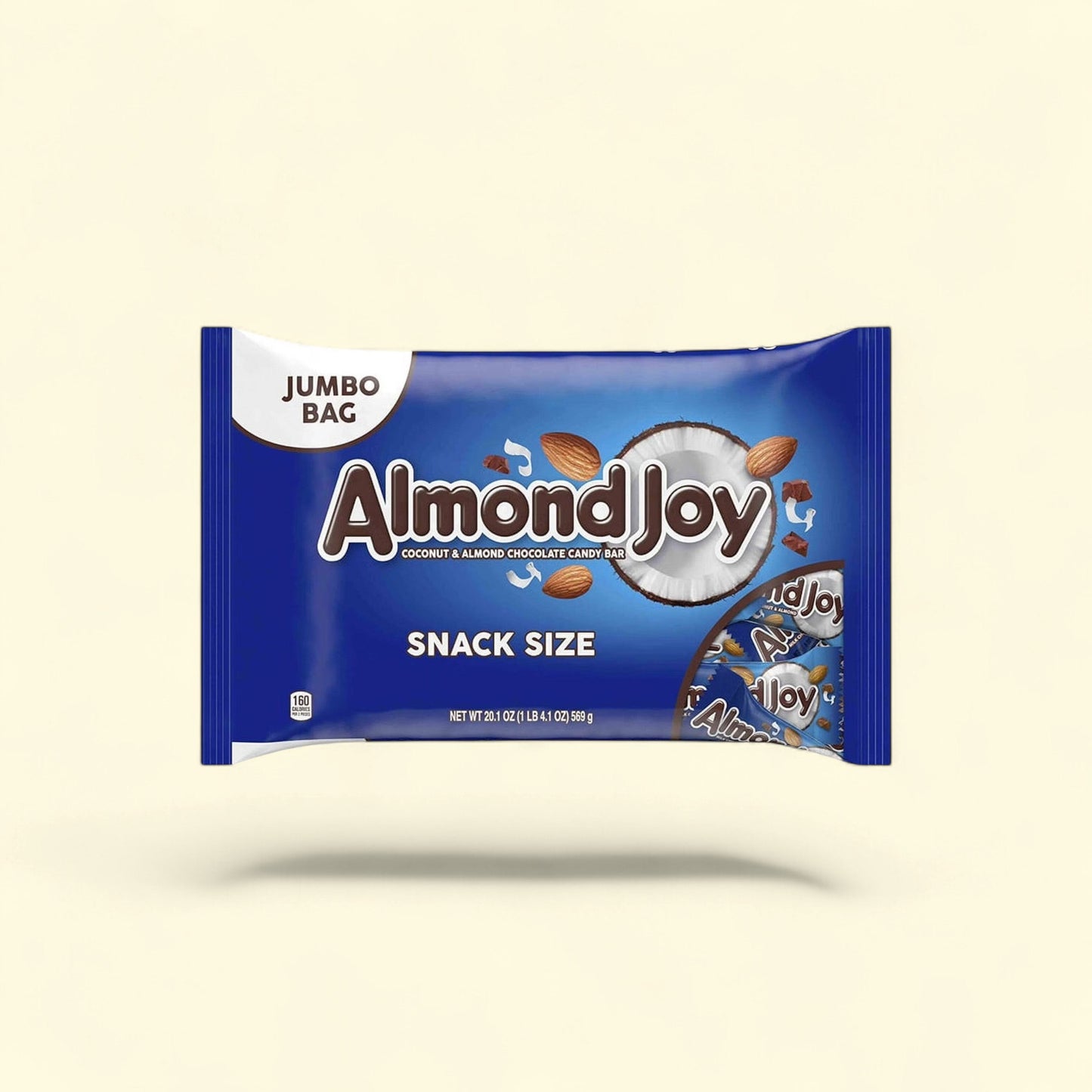 Almond Joy Candy, Snack Size, 20.1 oz — authentic US product shipped worldwide by Treatspree