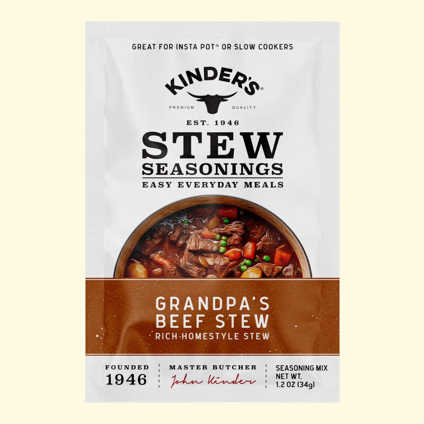 Kinders Stew Seasonings Easy Everyday Meals