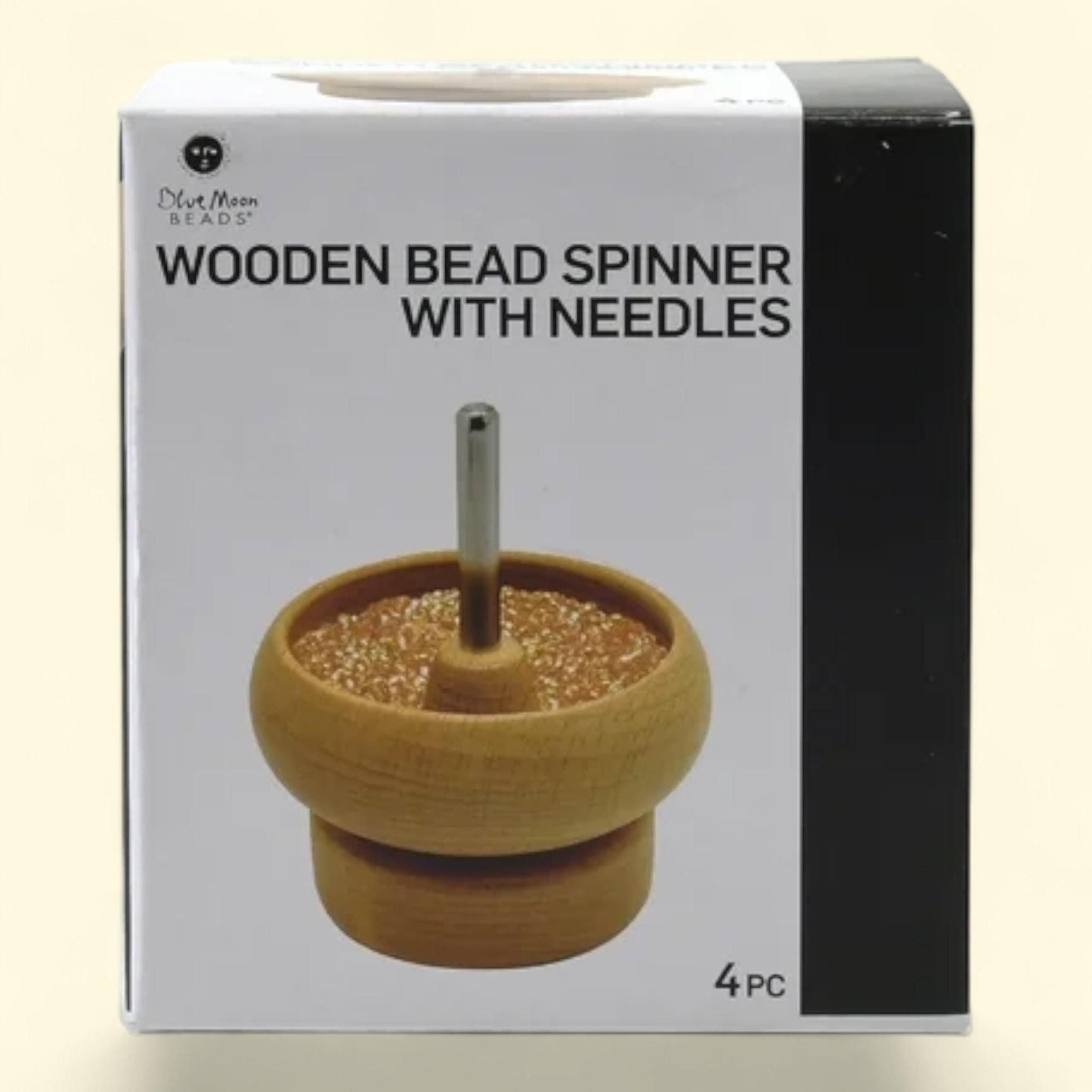 Blue Moon Beads Wood Bead Spinner with Needles, 4 pcs