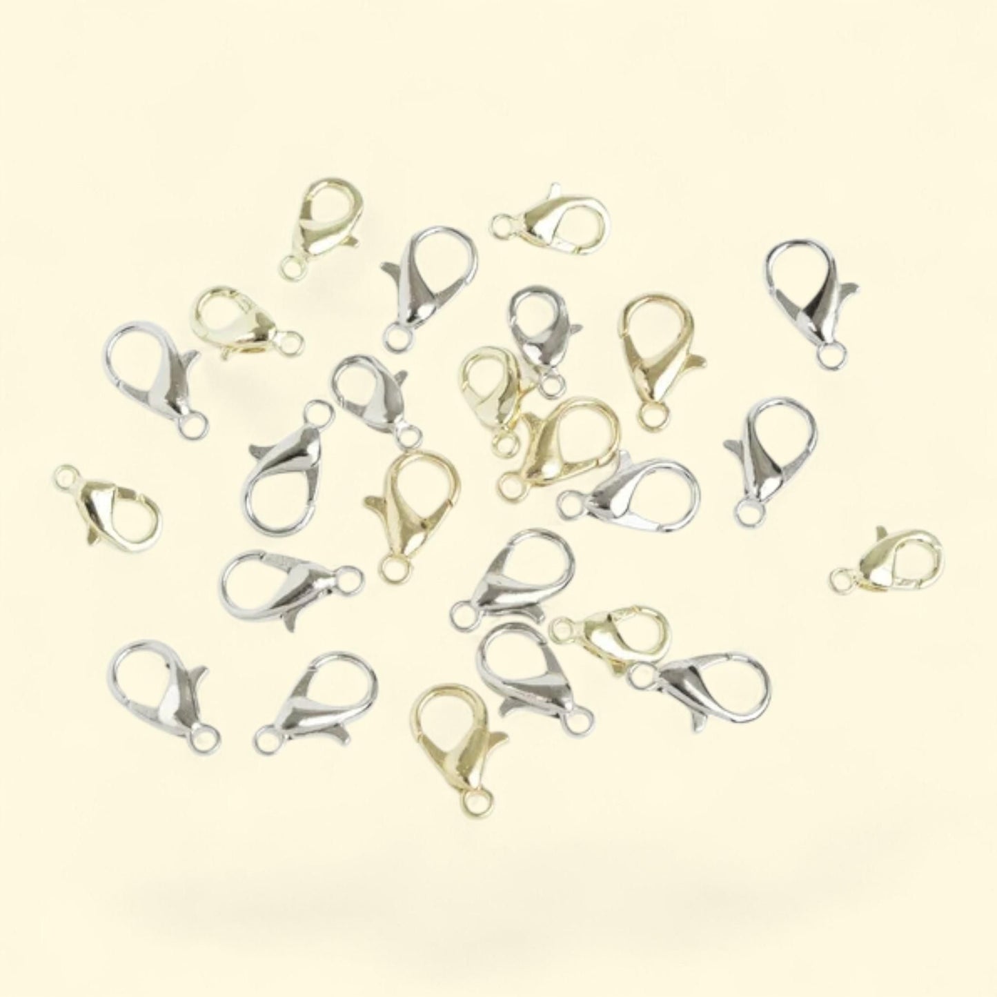 Cousin DIY Lobster Clasp Bulk Pack, 180 pcs, 10-12mm