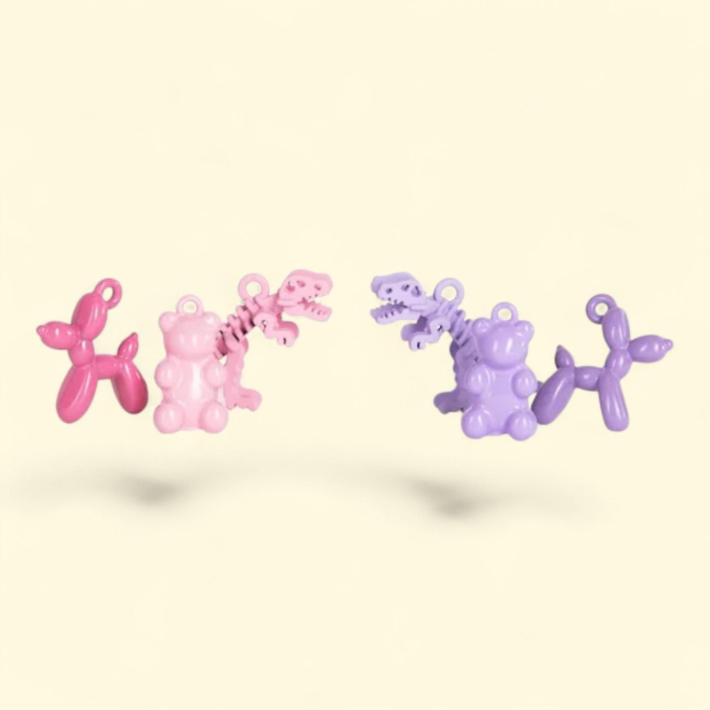 Cousin DIY Animal Charms - Gummy Bear, Balloon Dog, Dinosaur, 6 pcs